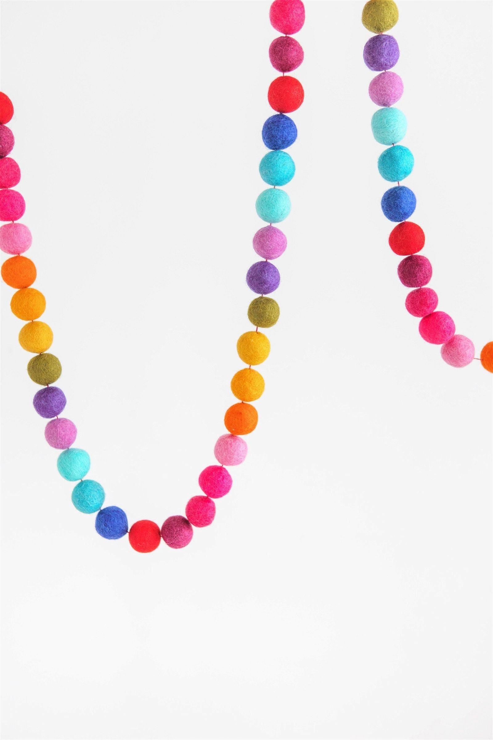 Rainbow Ball Garland image number 1
