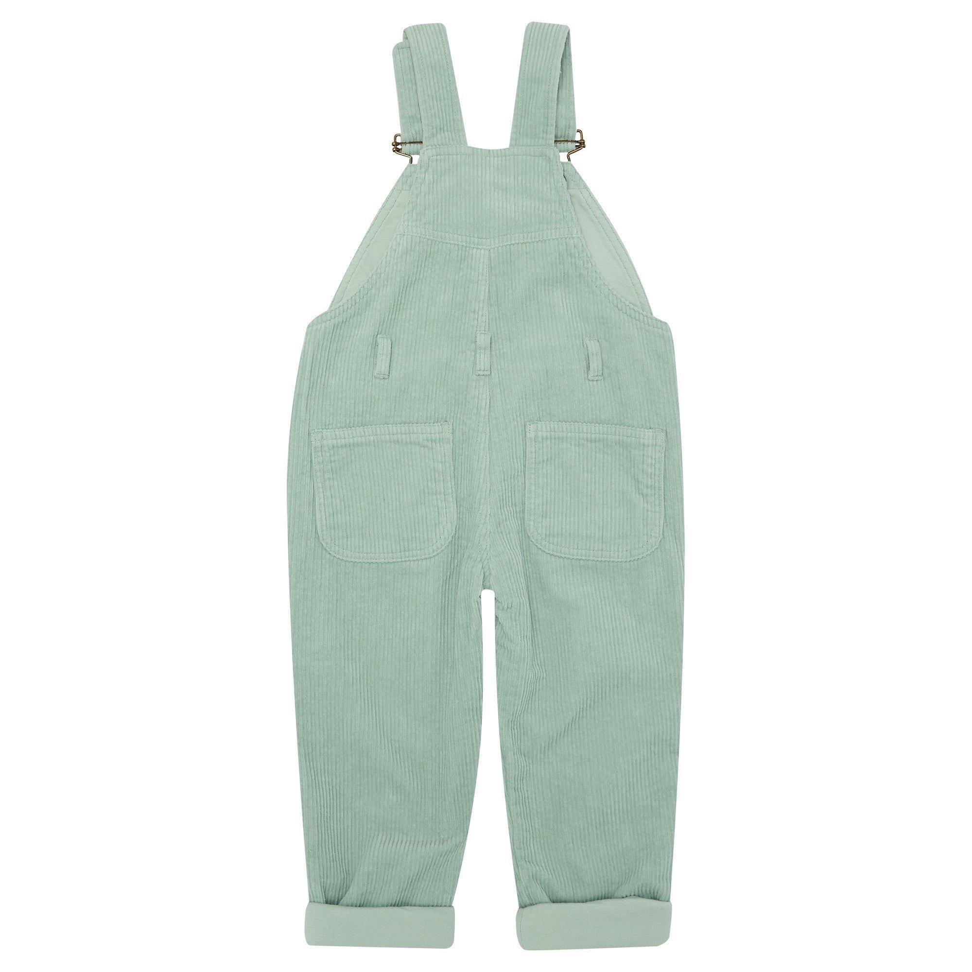 Mint Chunky Cord Overalls image number 1