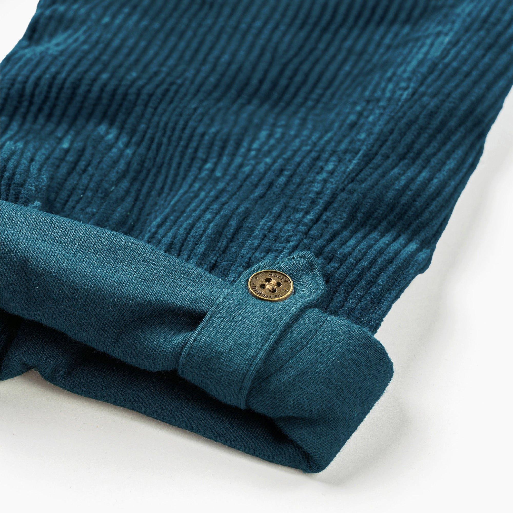 Evergreen Chunky Cord Overalls image number 3