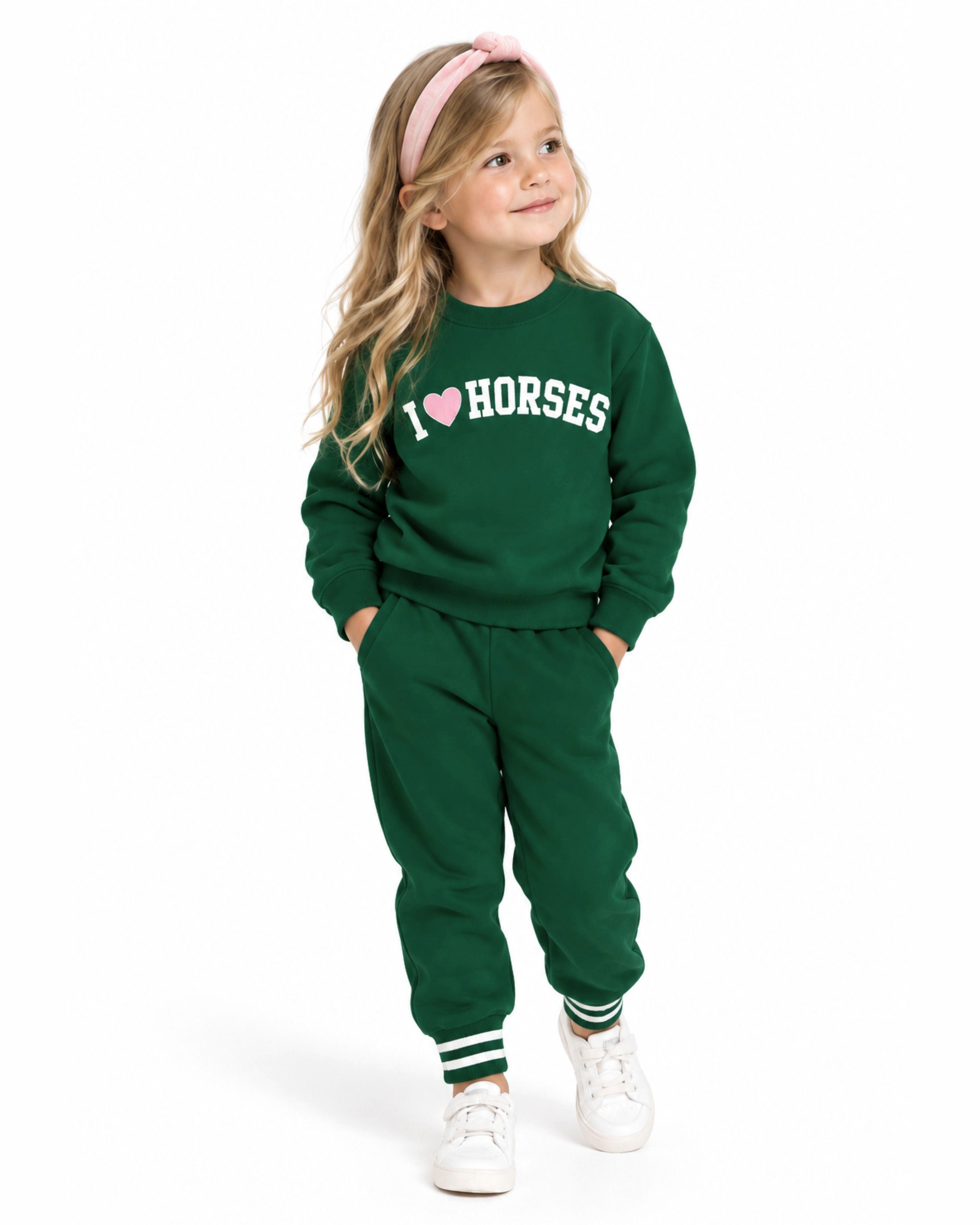 I Heart Horses Signature Crewneck Sweatshirt image number 1