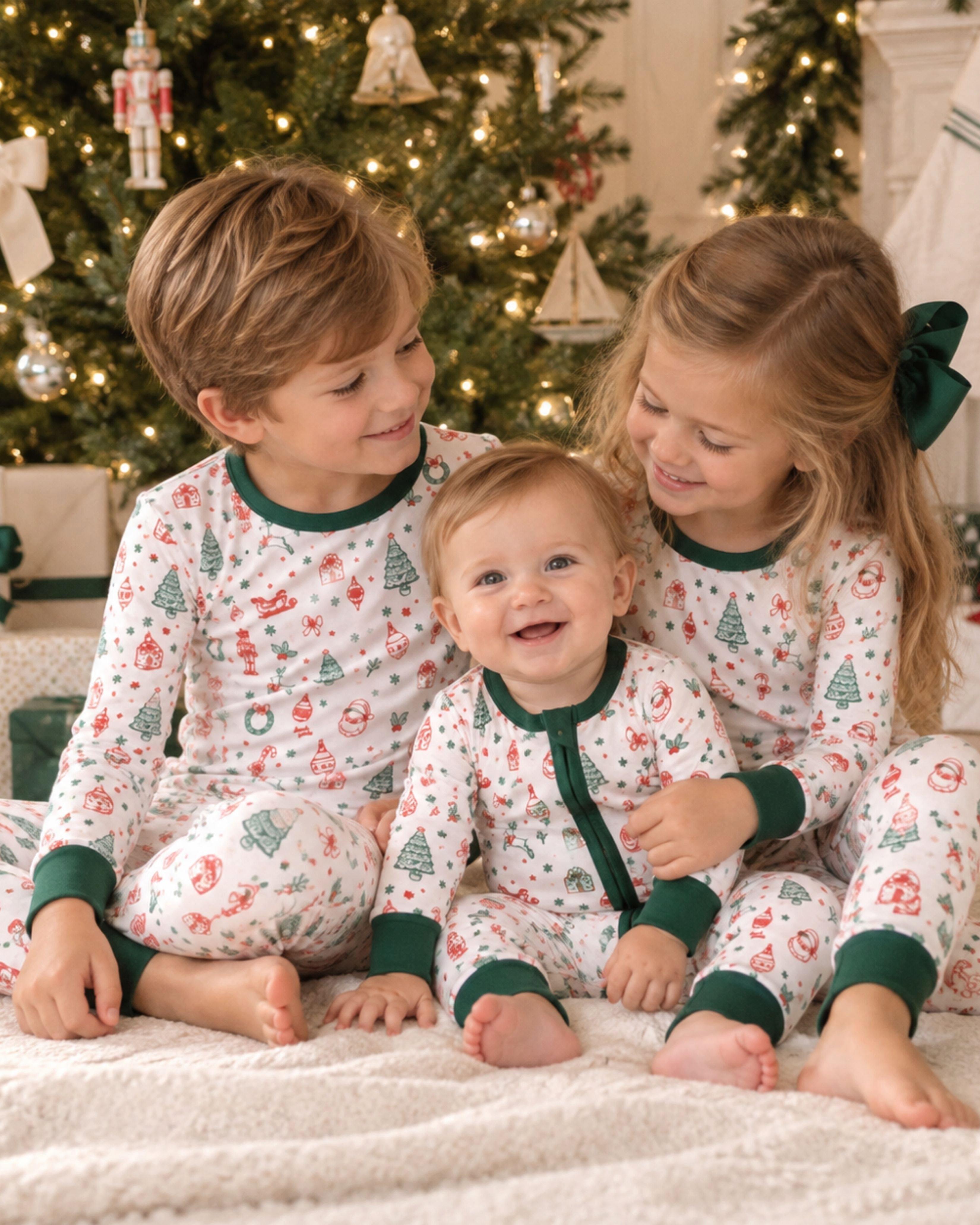 Dear Santa One-Piece Pajamas image number 1