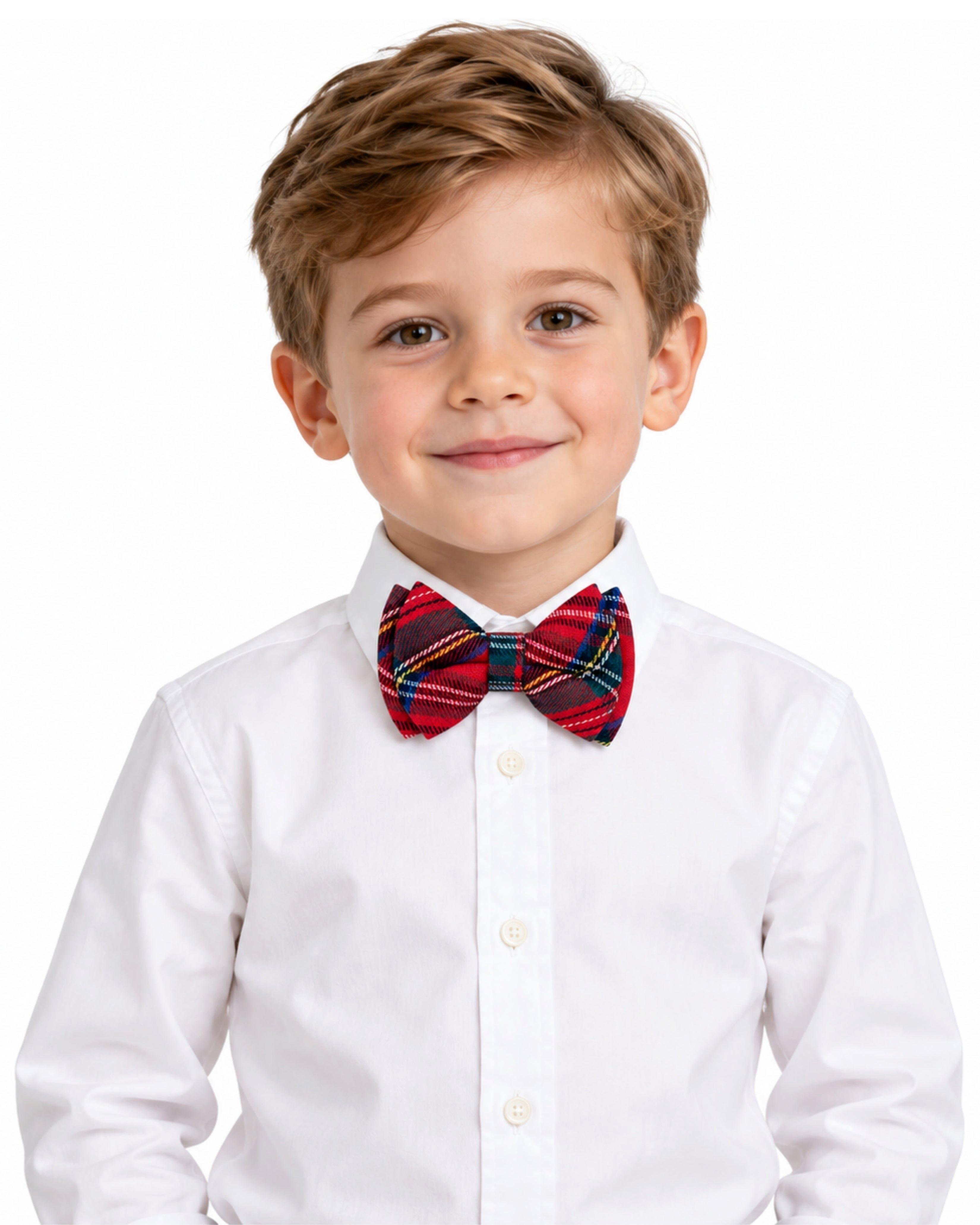 Plaid Scottie Stewart Bow Tie image number 2