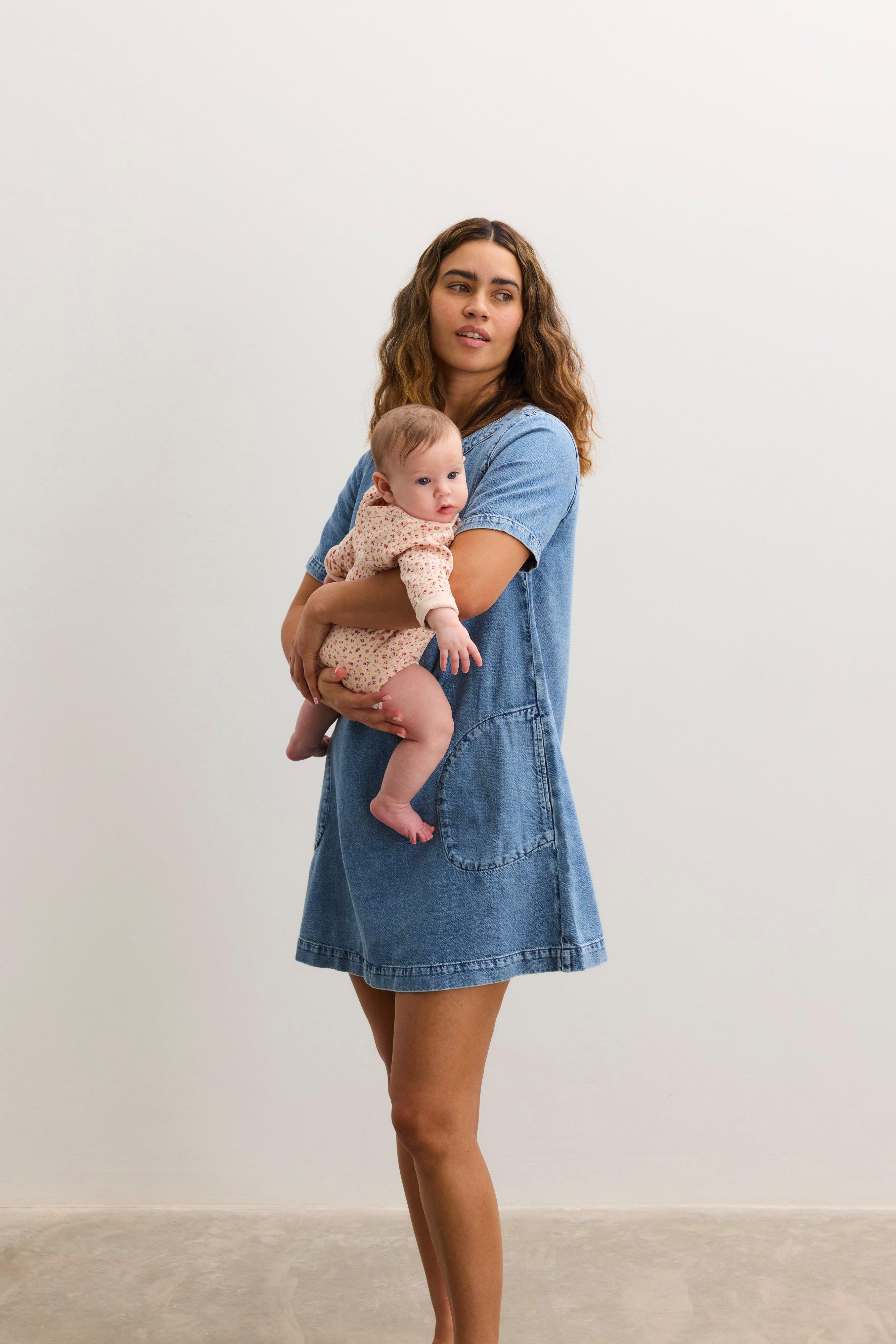 HATCH X Janie and Jack Women&rsquo;s Denim Dress image number 2