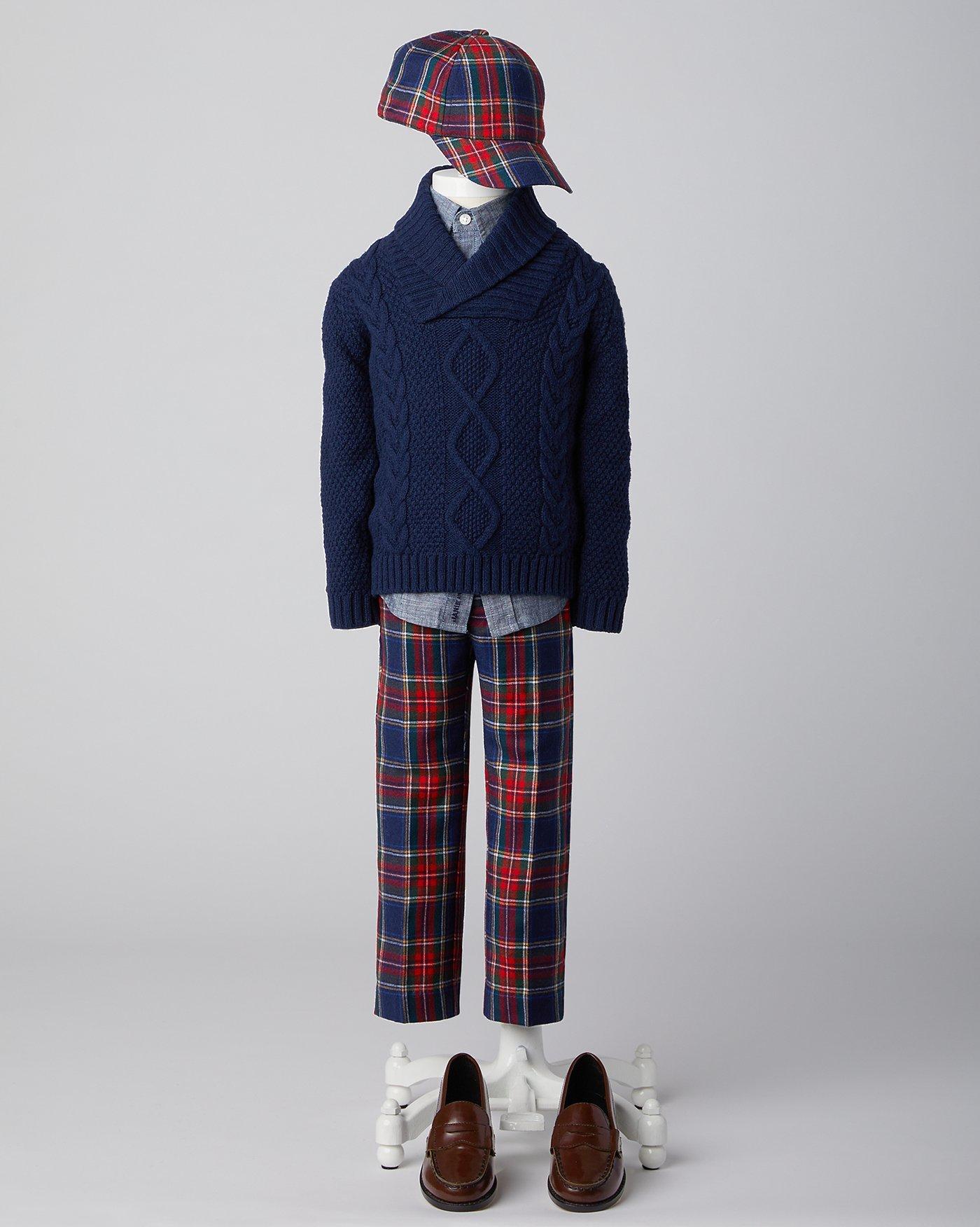 boys tartan pants