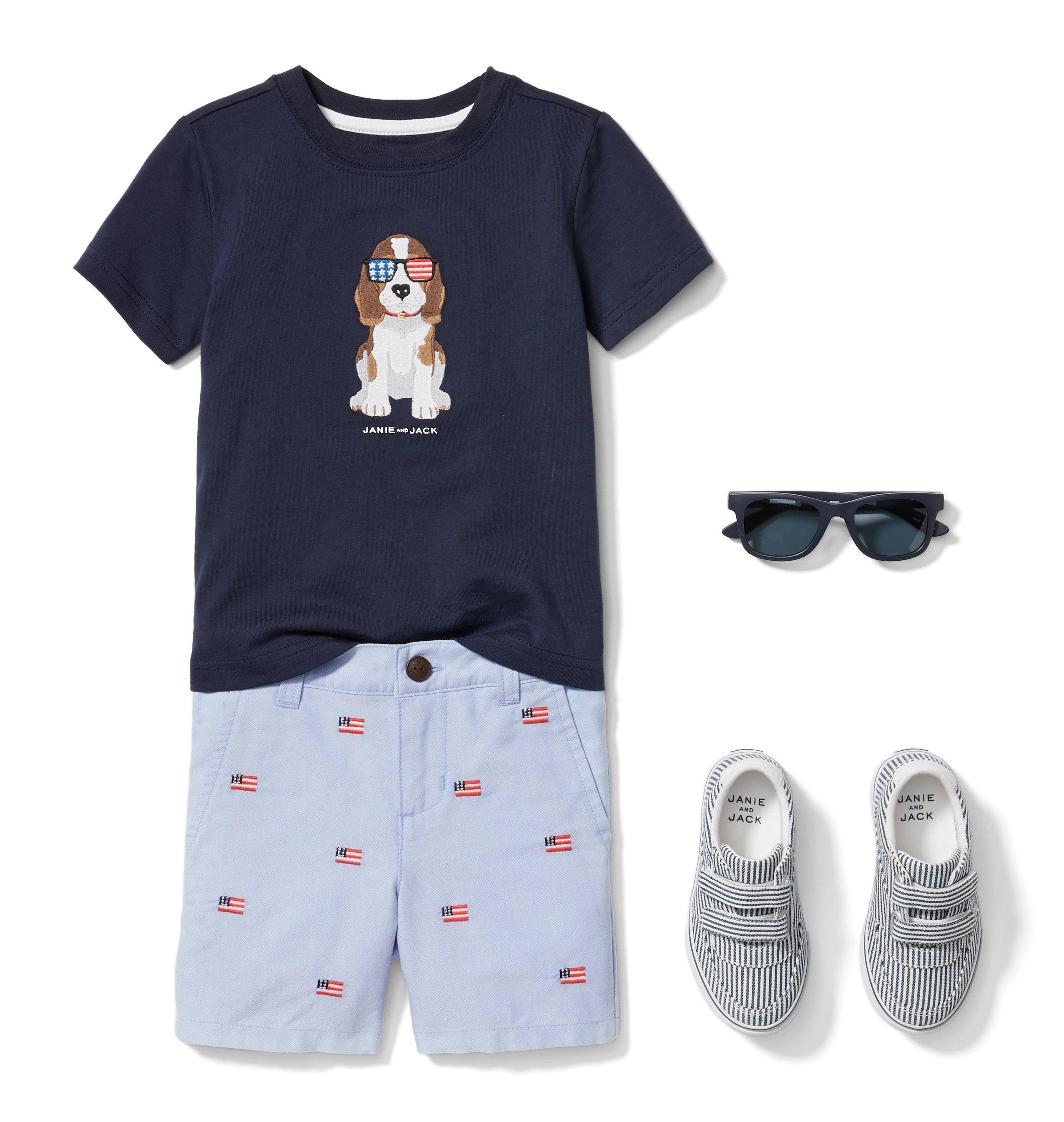 Patriotic Dog Tee  image number 1