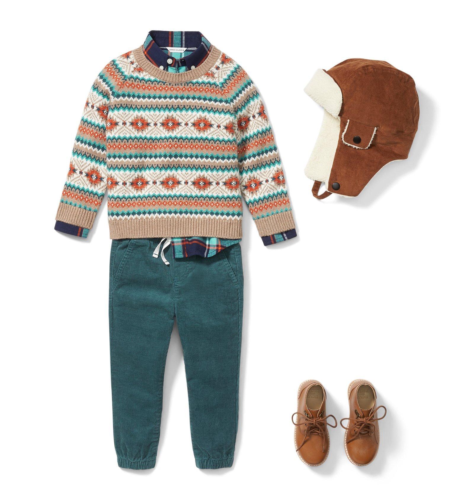 Fair Isle Pullover  image number 1