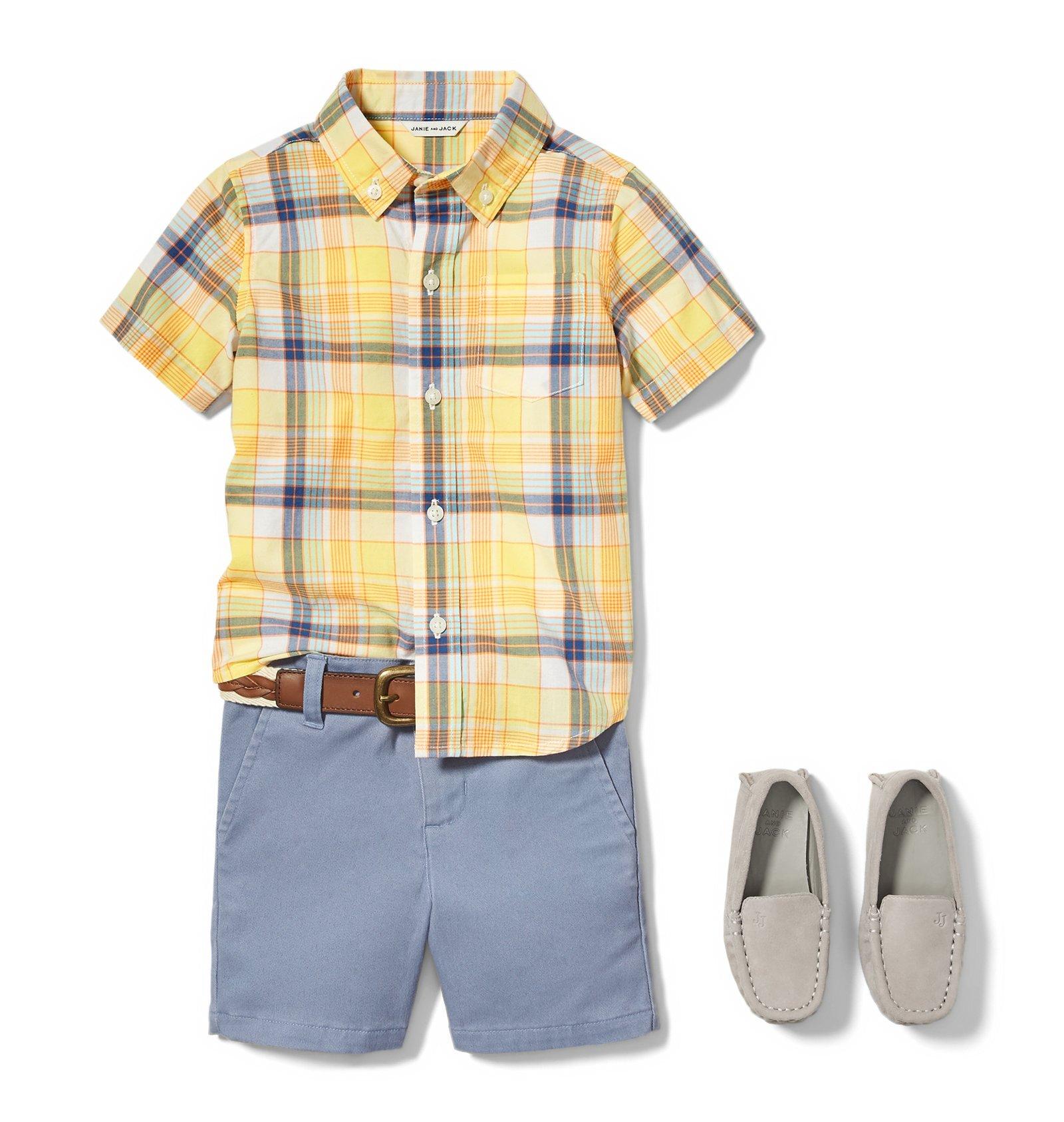 Plaid Short Sleeve Shirt image number 1