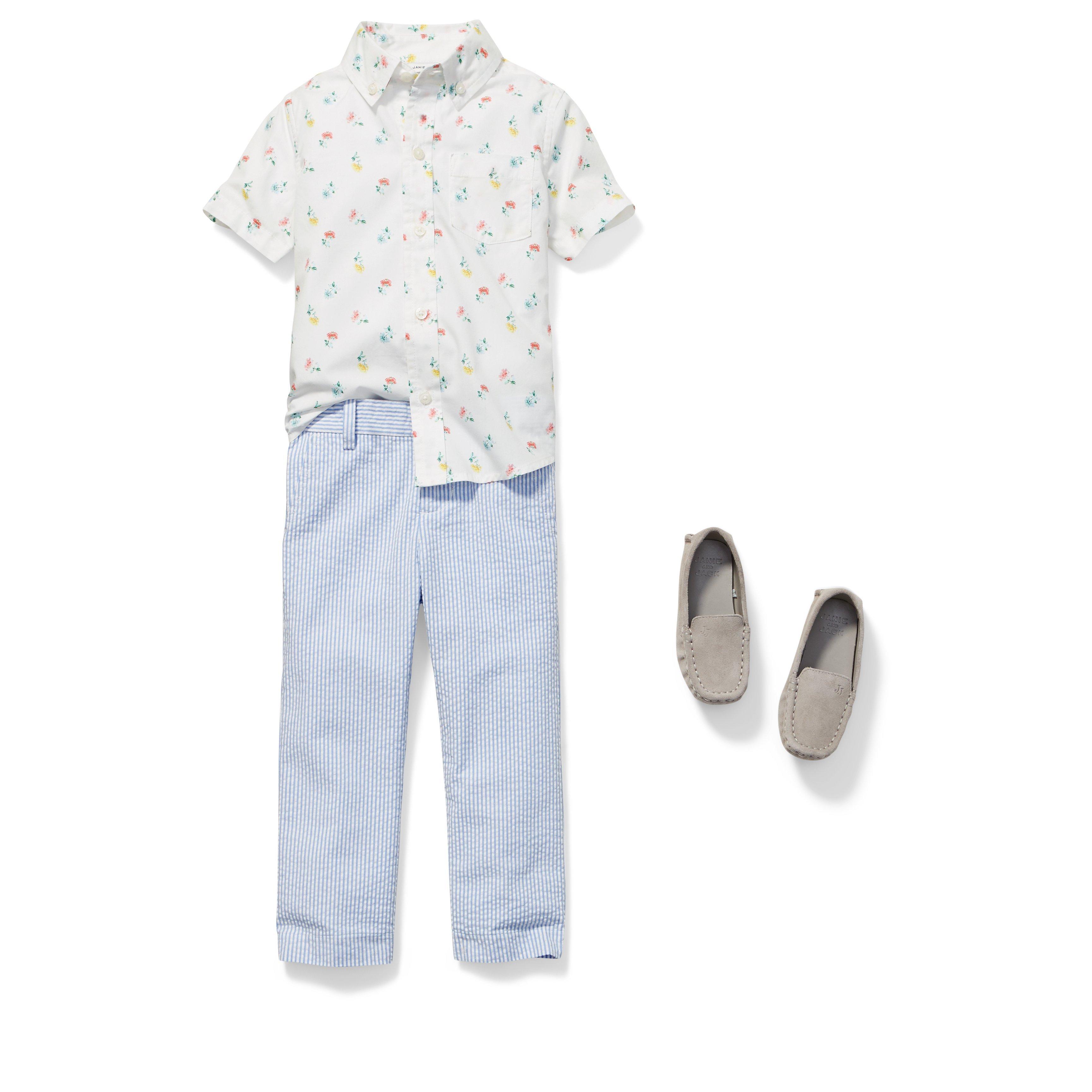 Ditsy Floral Poplin Shirt image number 2