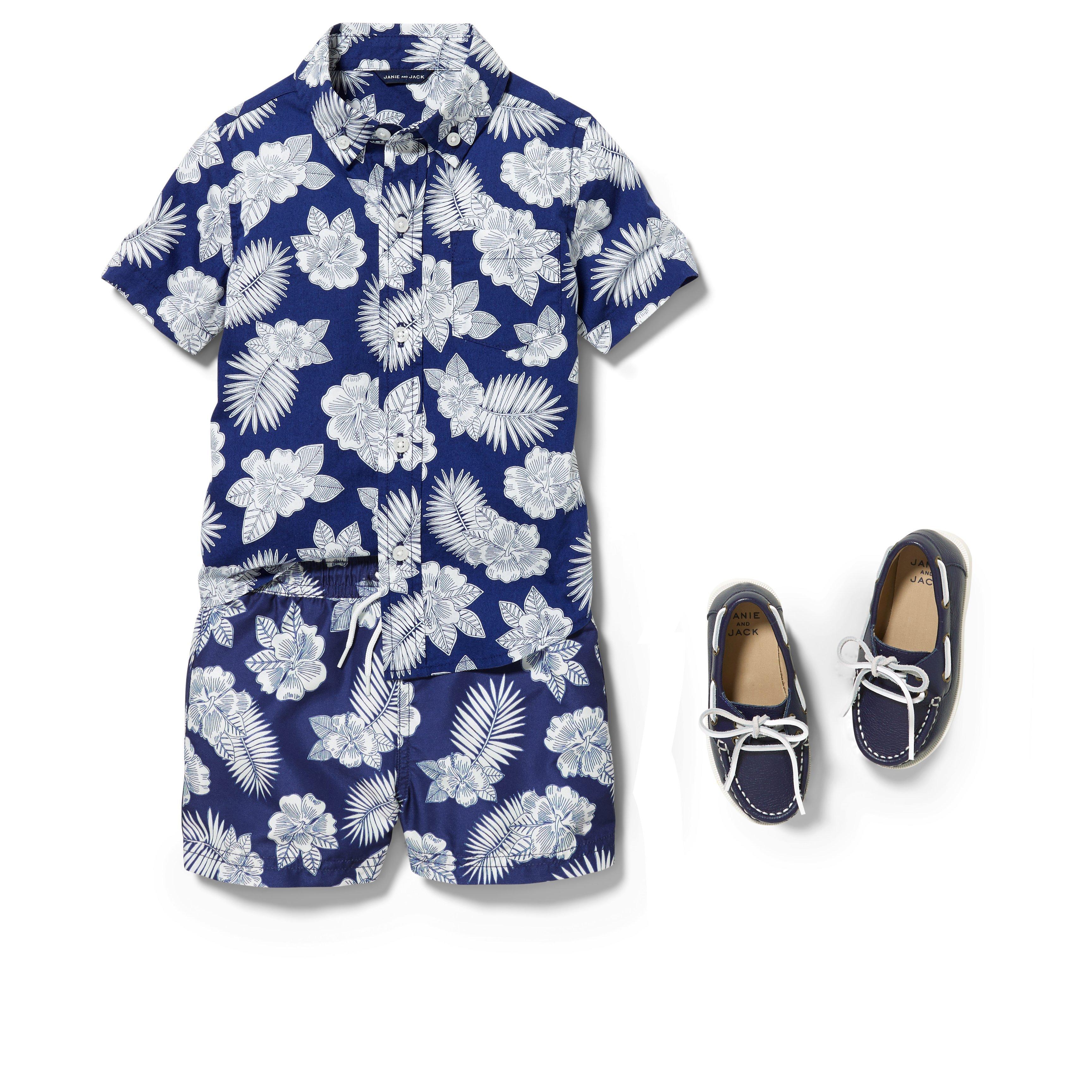 Tropical Floral Swim Trunk image number 4