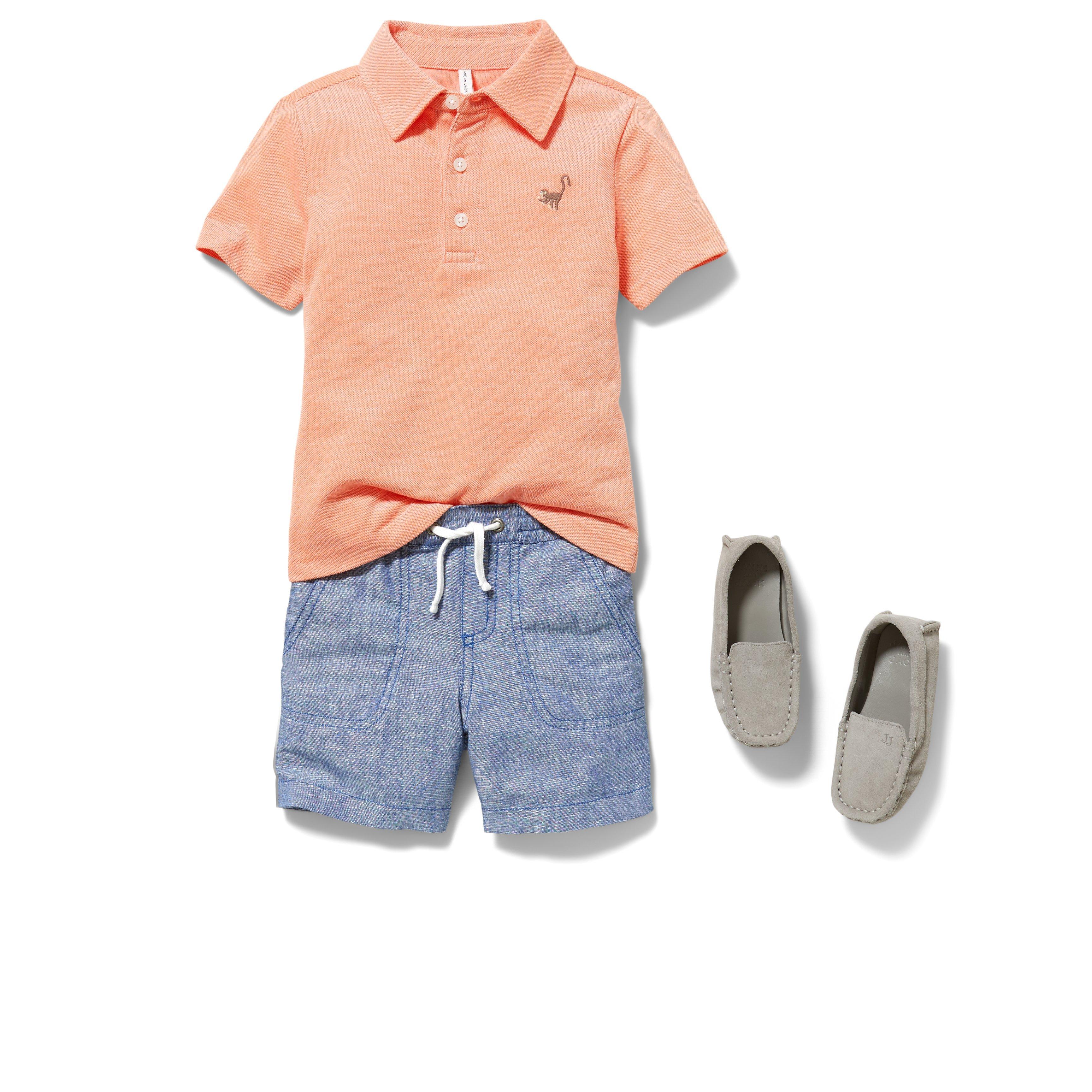 Chambray Linen Pull-On Short image number 2
