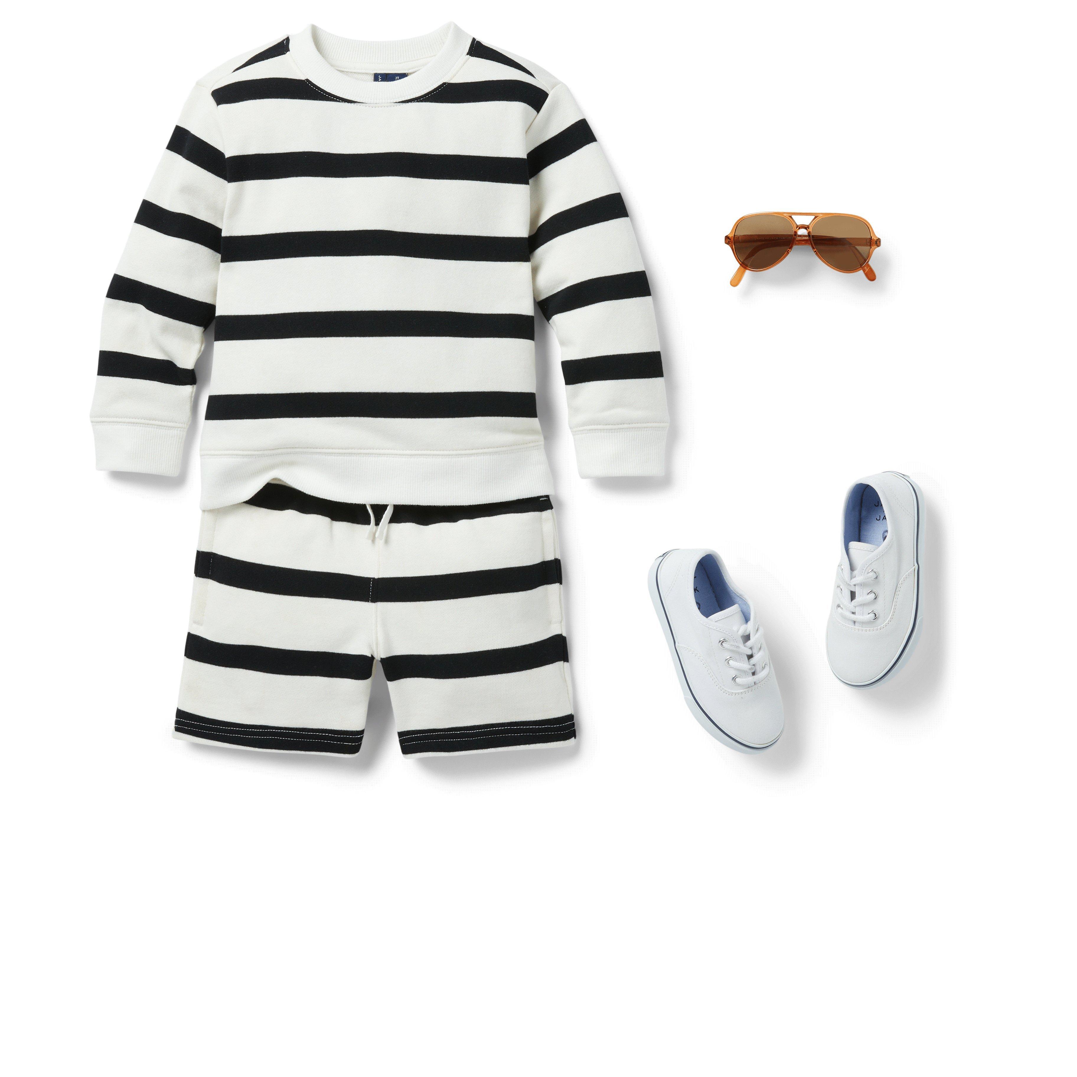 Striped Pull-On Short  image number 1