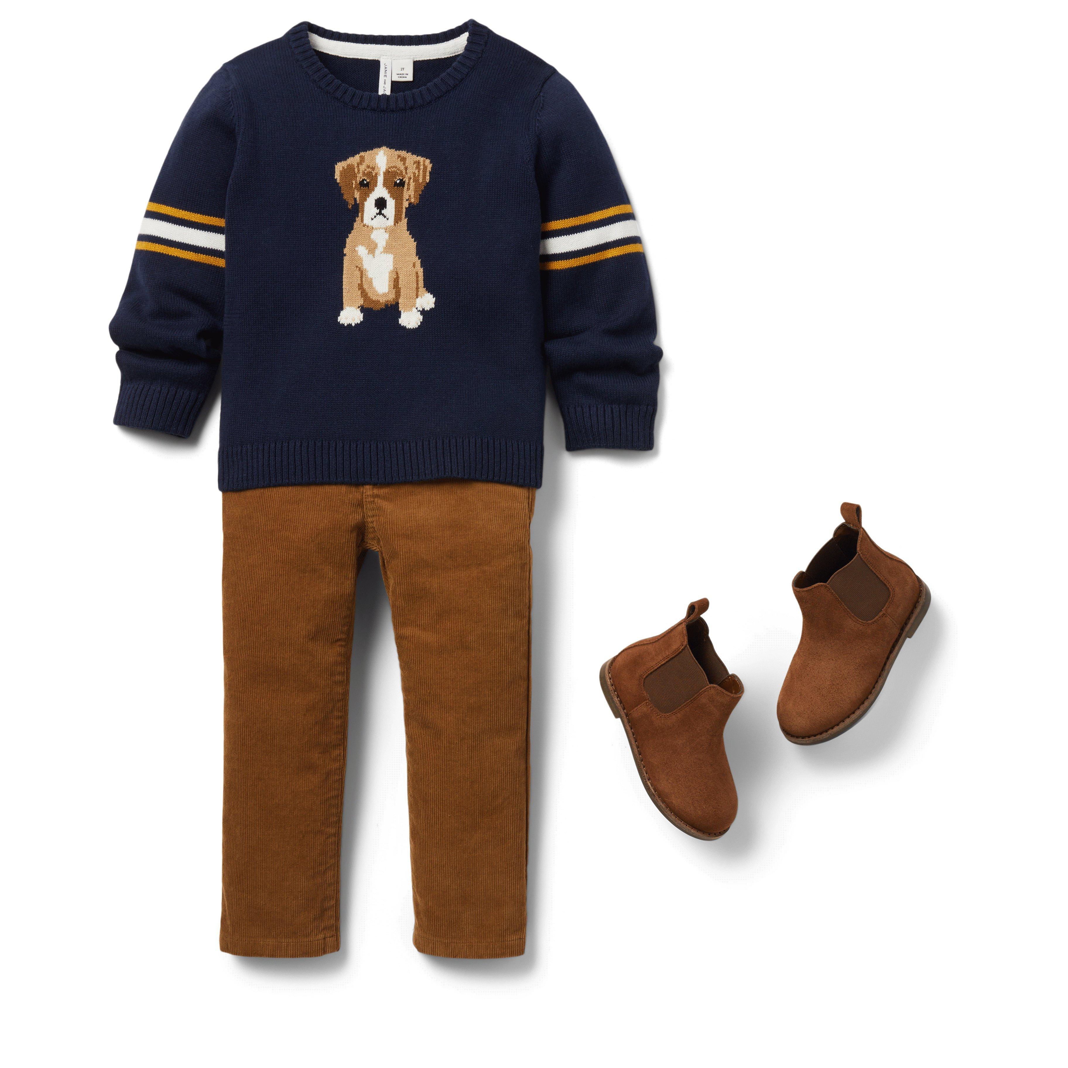 Dog Varsity Sweater image number 2