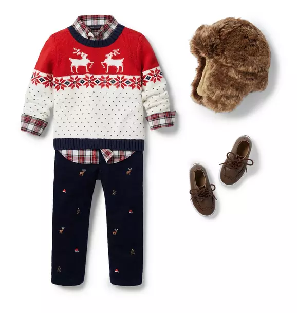 Fair Isle Reindeer Sweater image number 2
