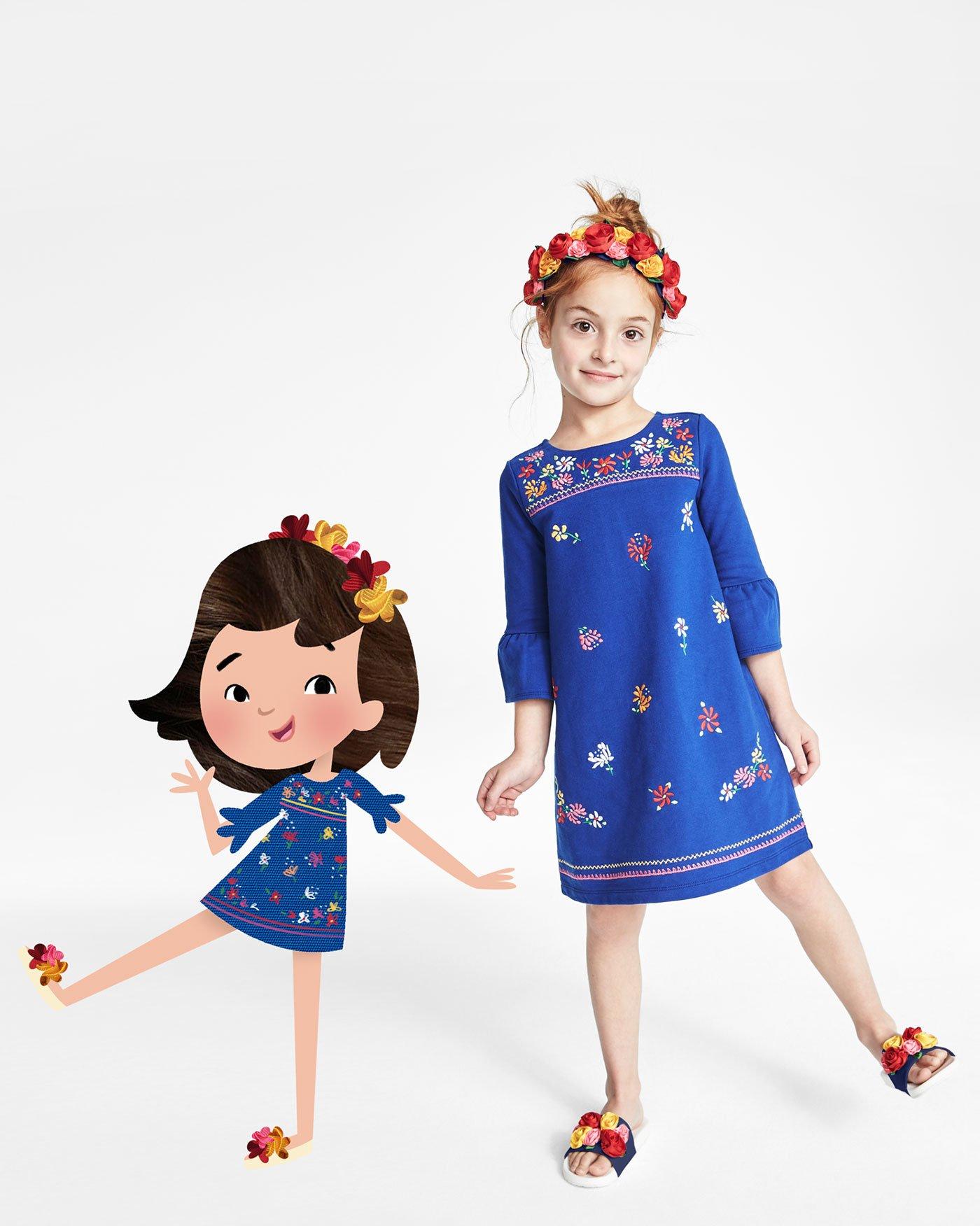 Juno Valentine Embroidered Floral Dress image number 3