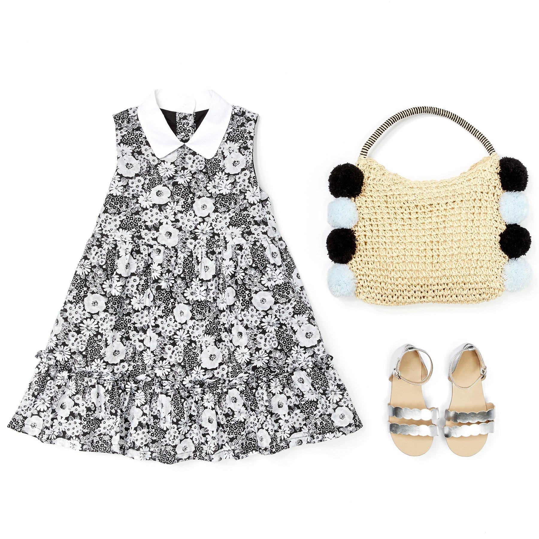 Peter Pan Collar Floral Dress image number 1