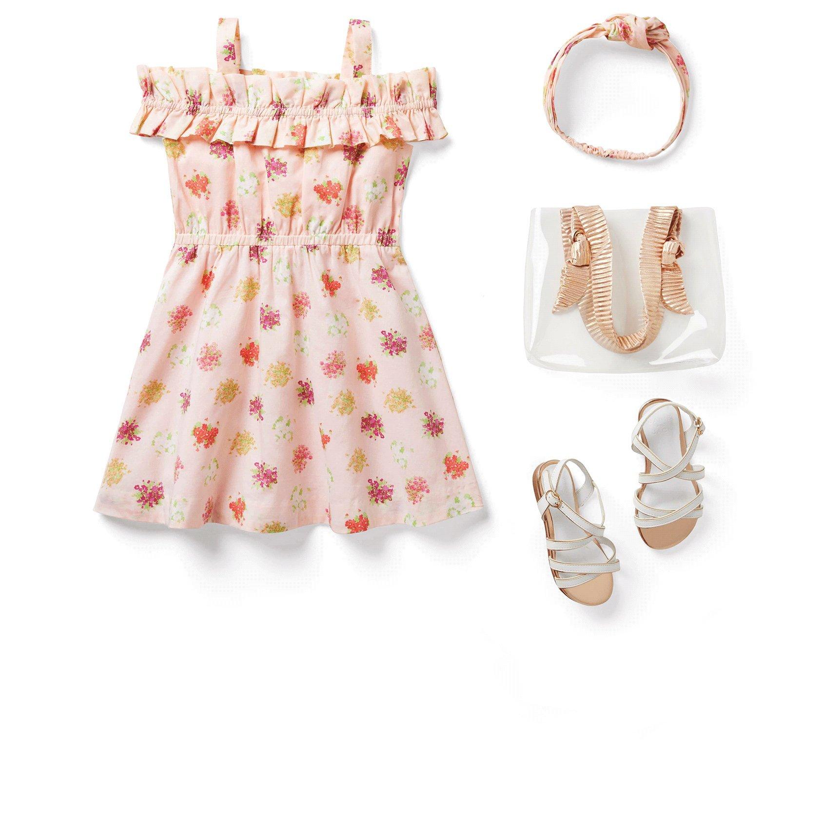 Floral Cold Shoulder Dress image number 4