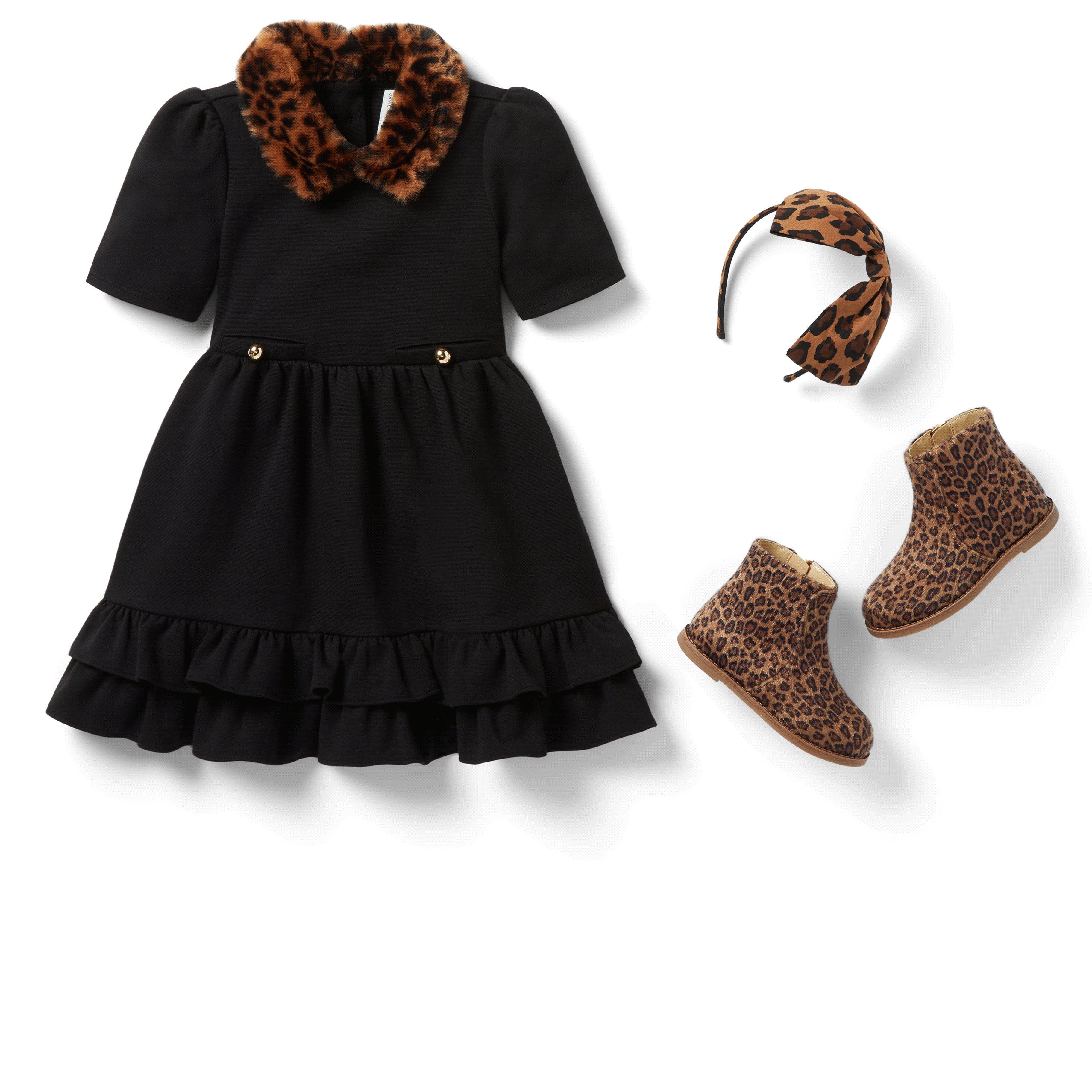 Leopard Bow Headband  image number 1
