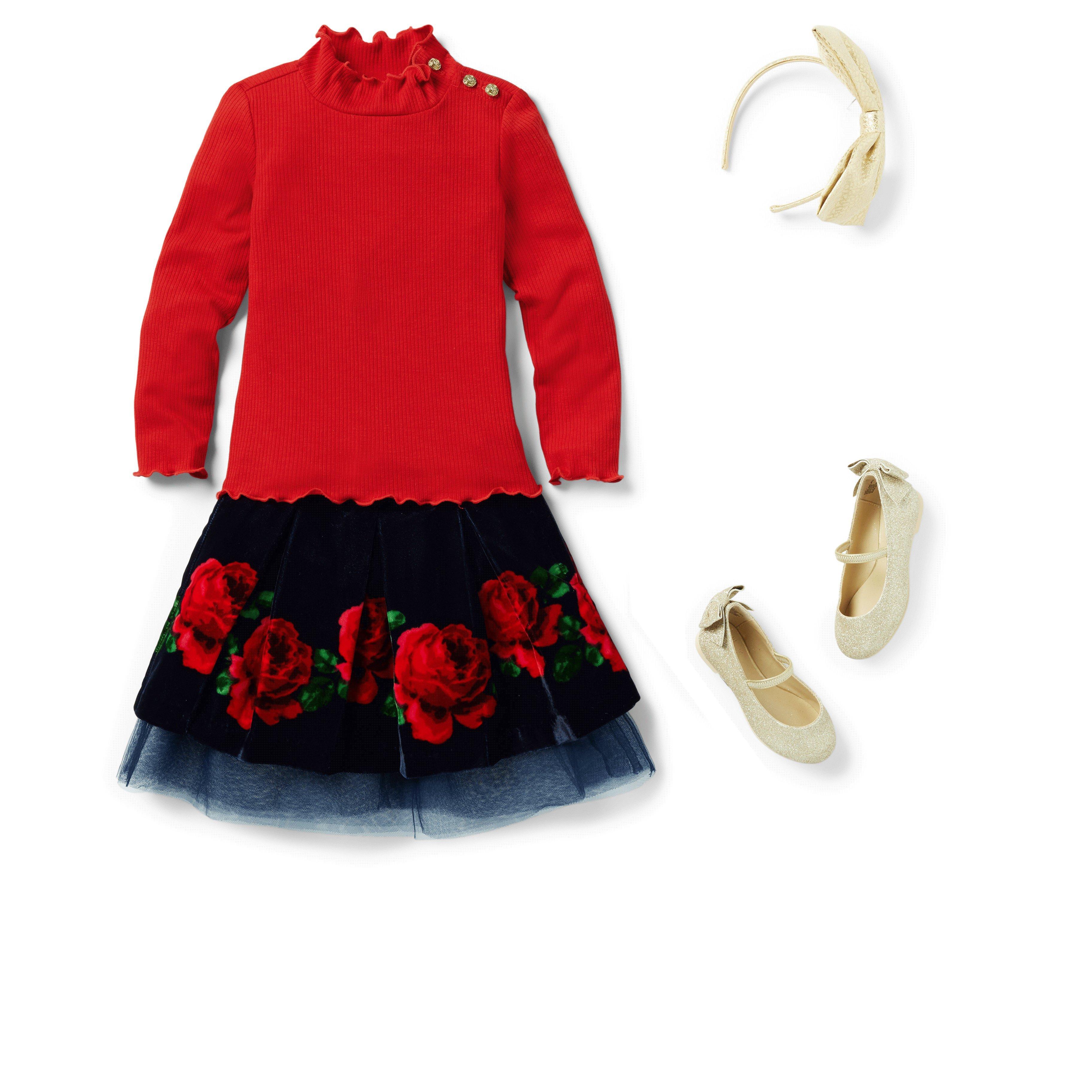 Rose Velvet Skirt  image number 2