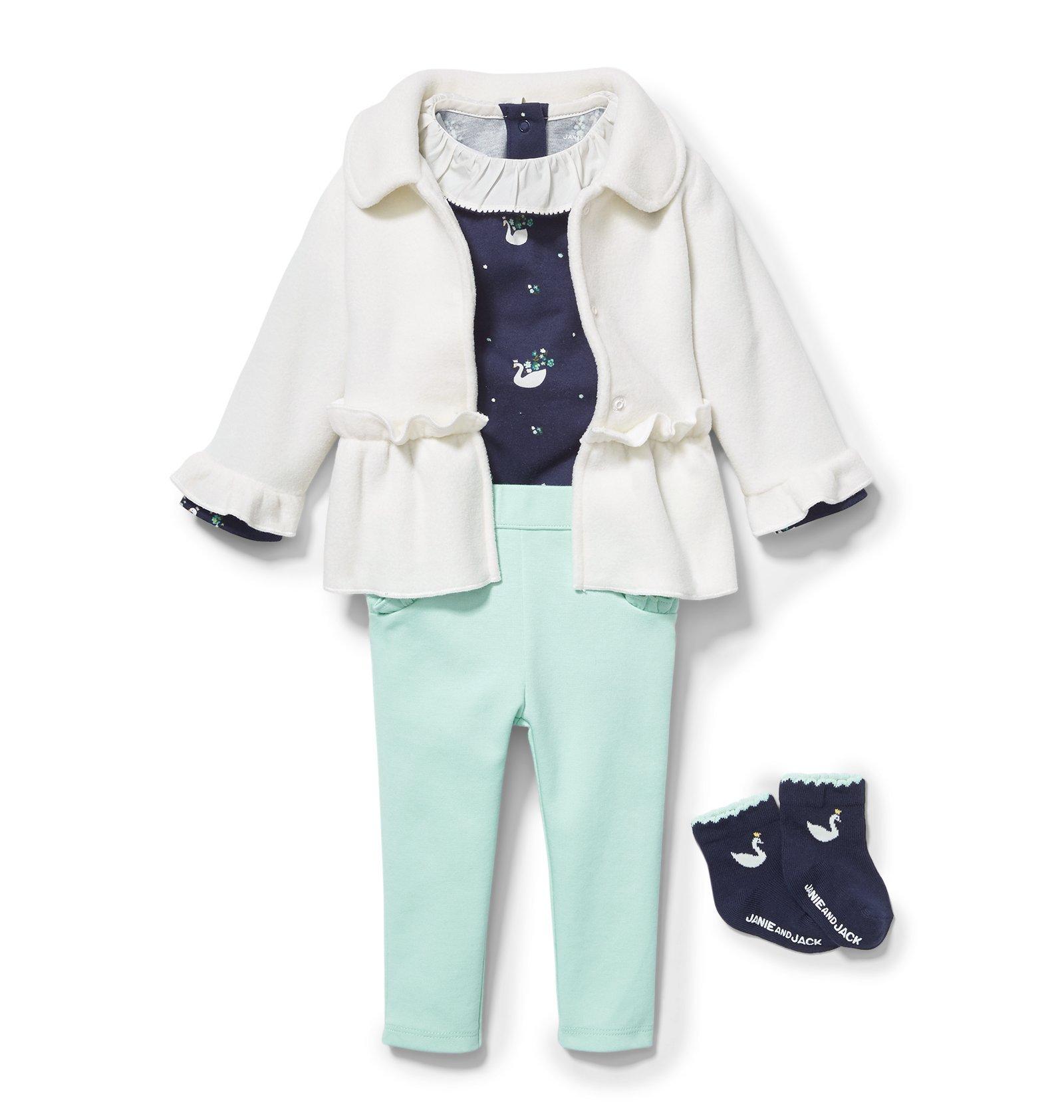 Fleece Peplum Jacket  image number 1