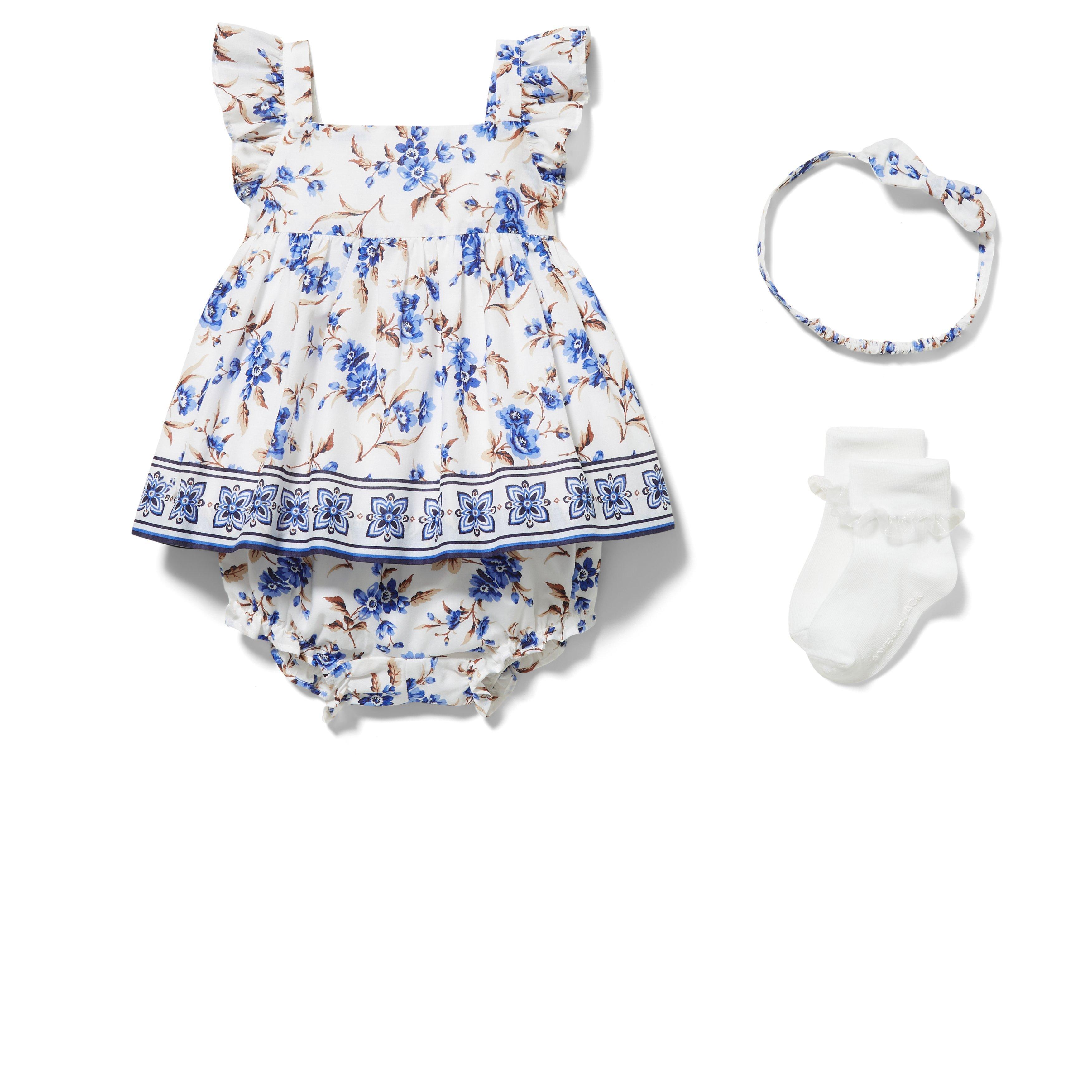 Baby Floral Border Matching Set image number 2