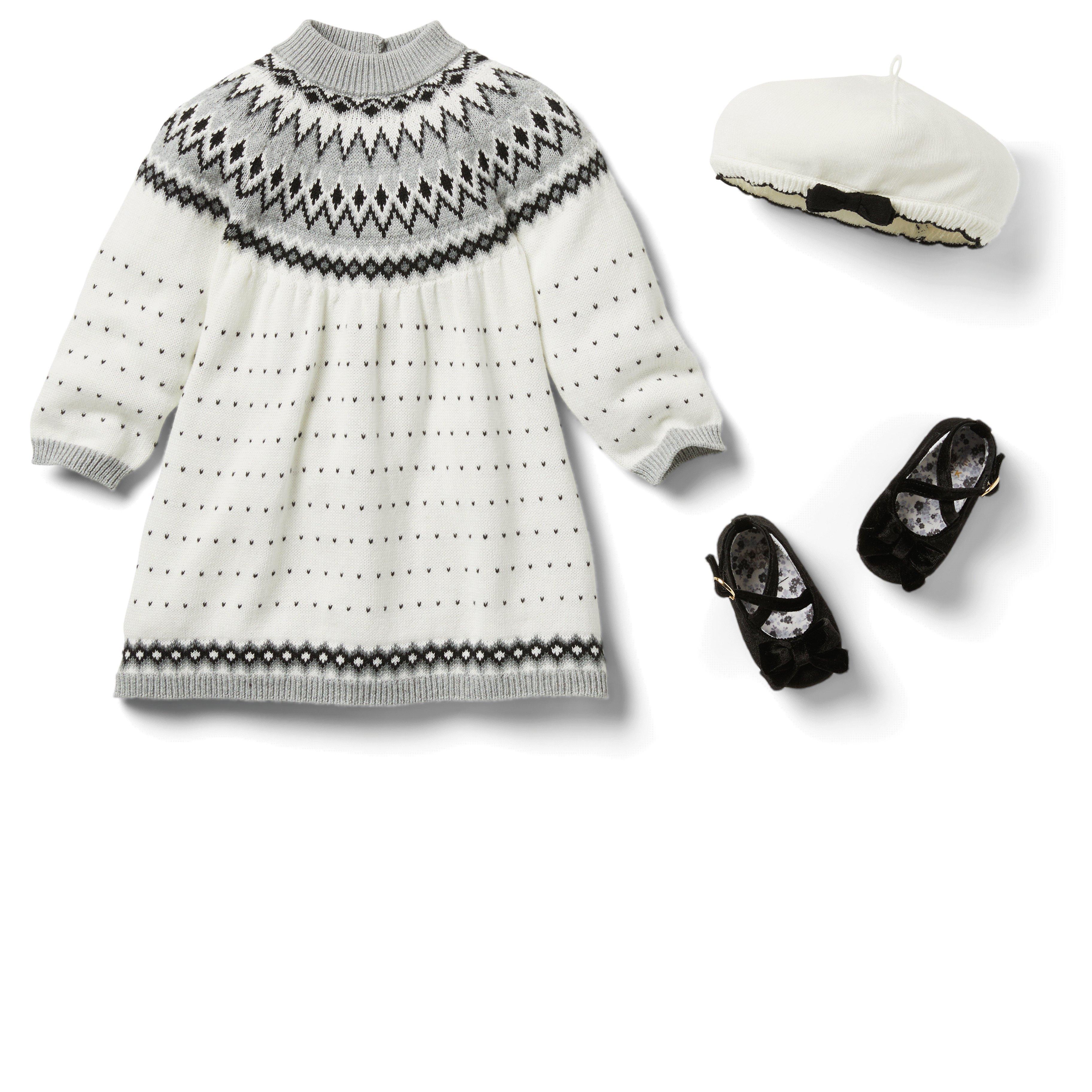 Baby Fair Isle Sweater Dress image number 2