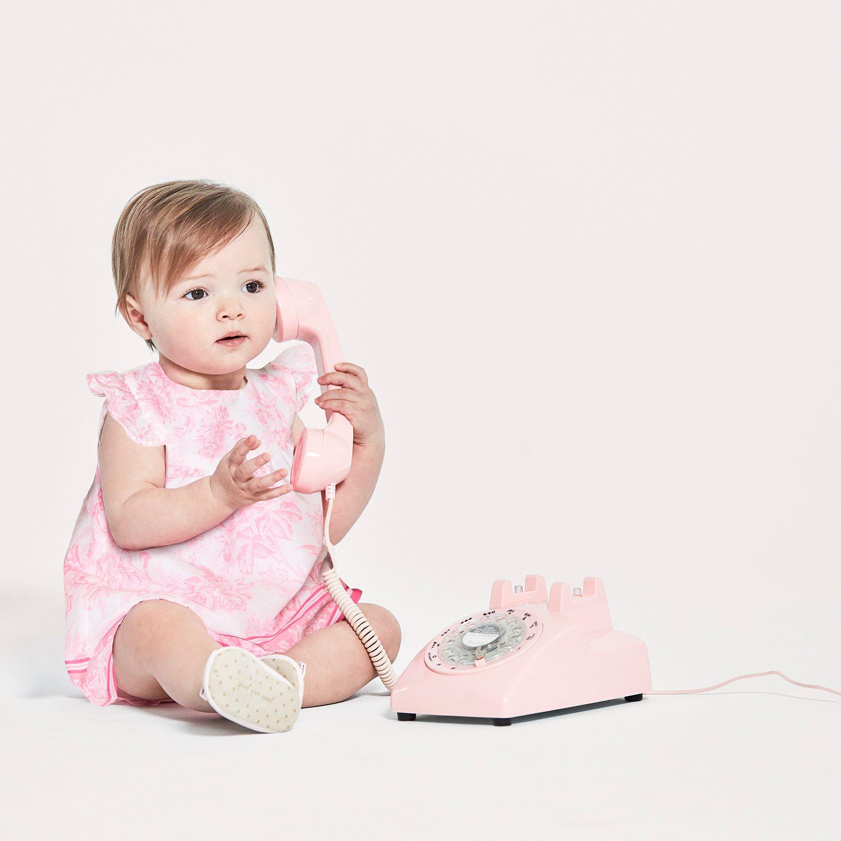 THINK PINK Floral Toile Baby Matching Set image number 1