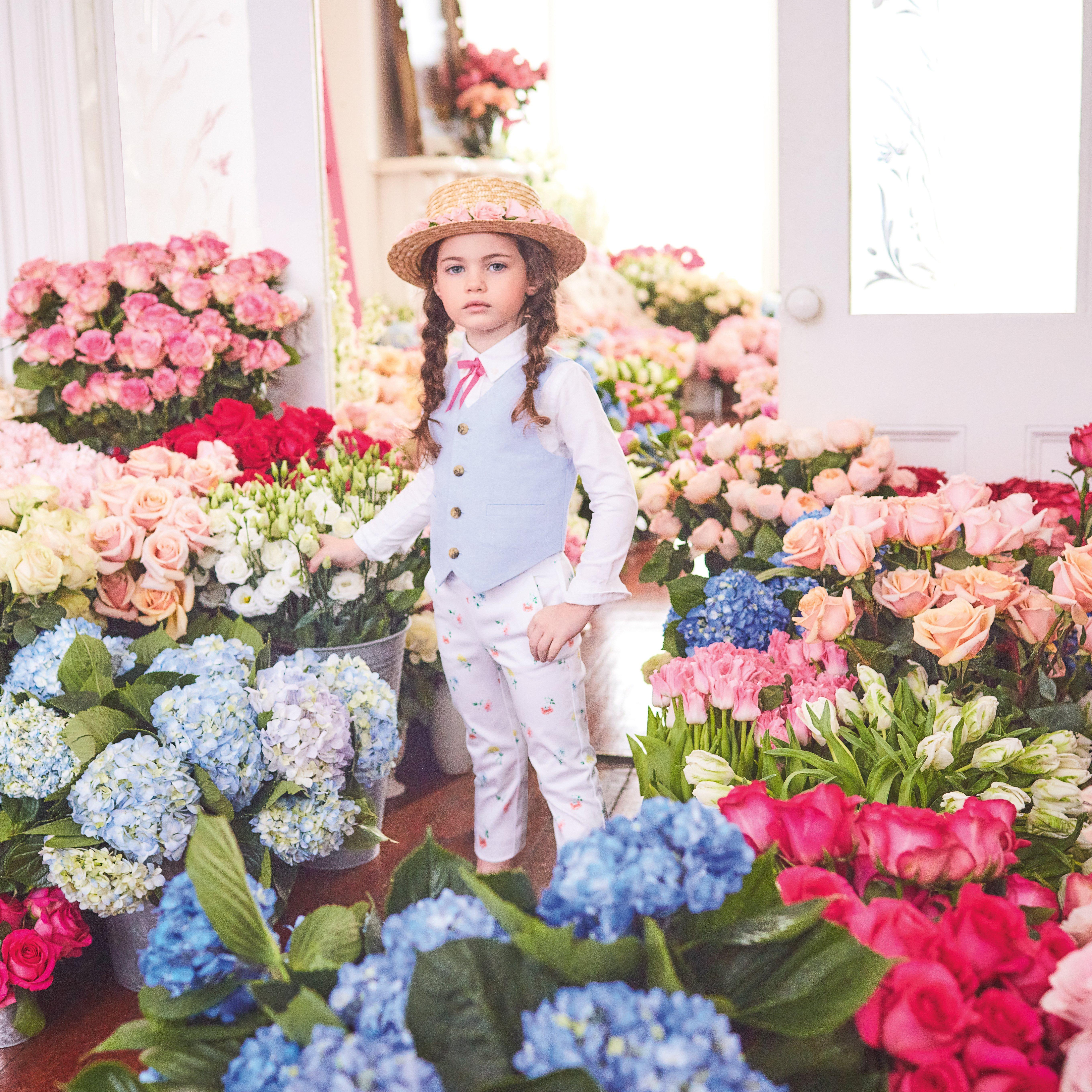 Ditsy Floral Sateen Pant image number 1