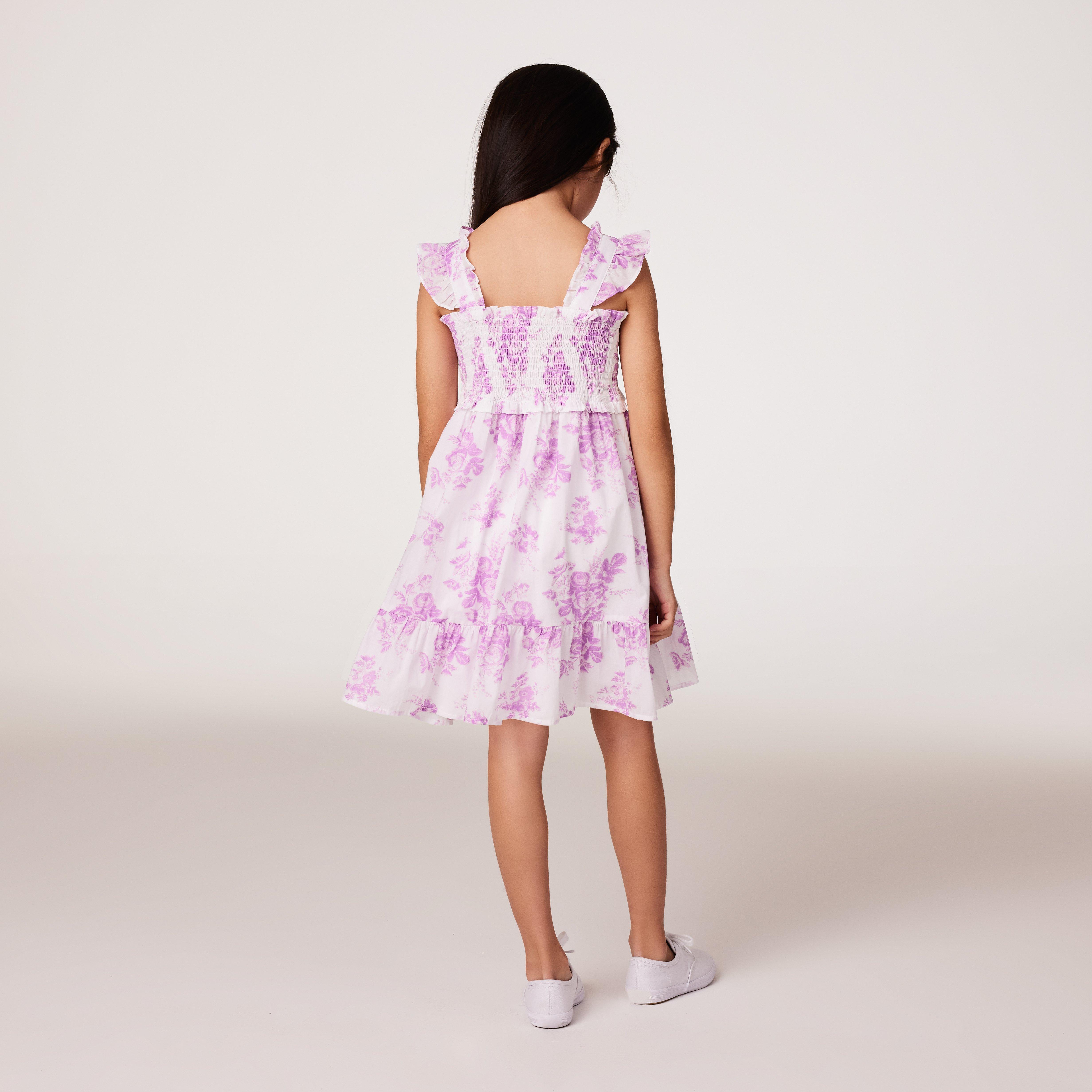 The Emily Floral Smocked Sundress image number 4