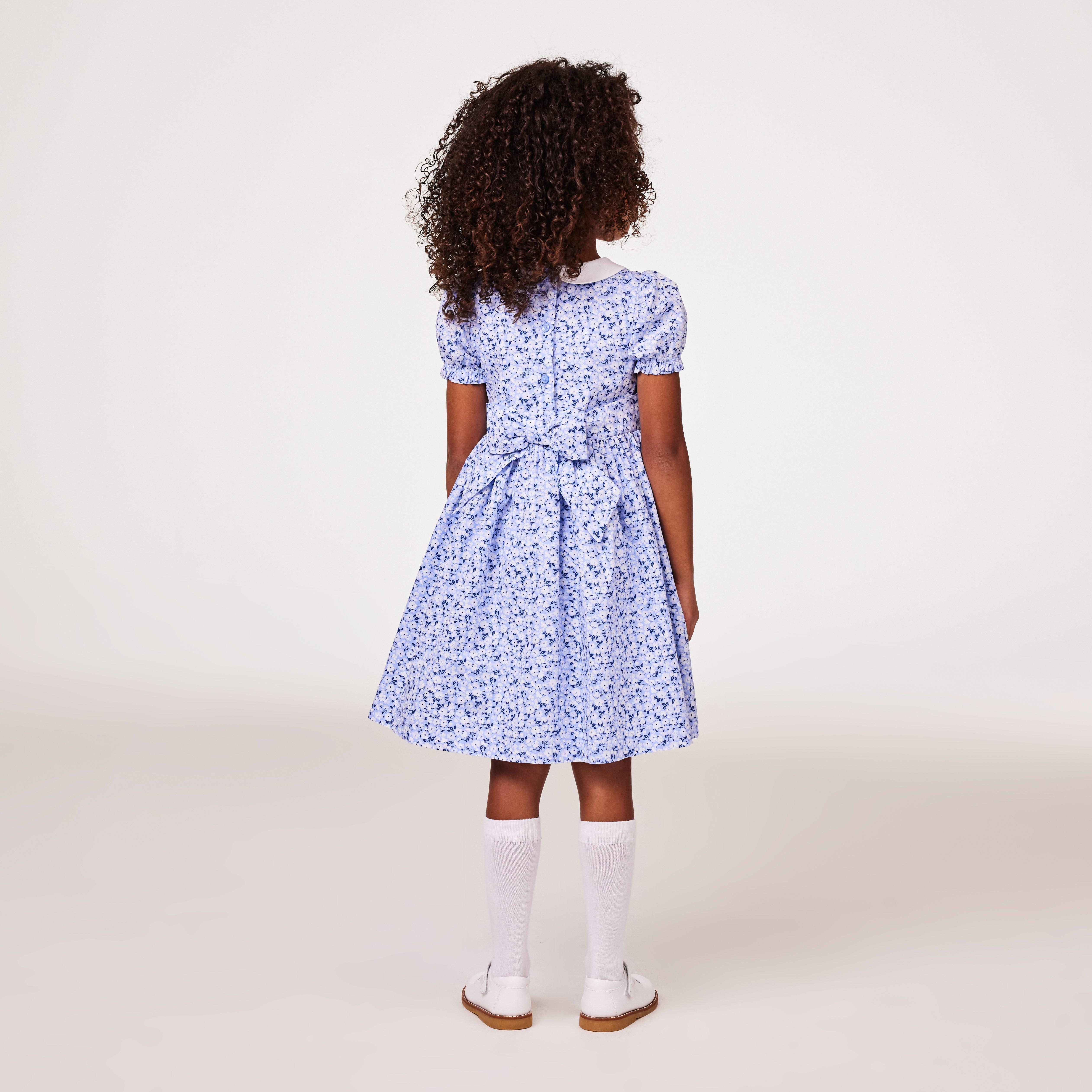The Charlotte Floral Smocked Dress image number 4