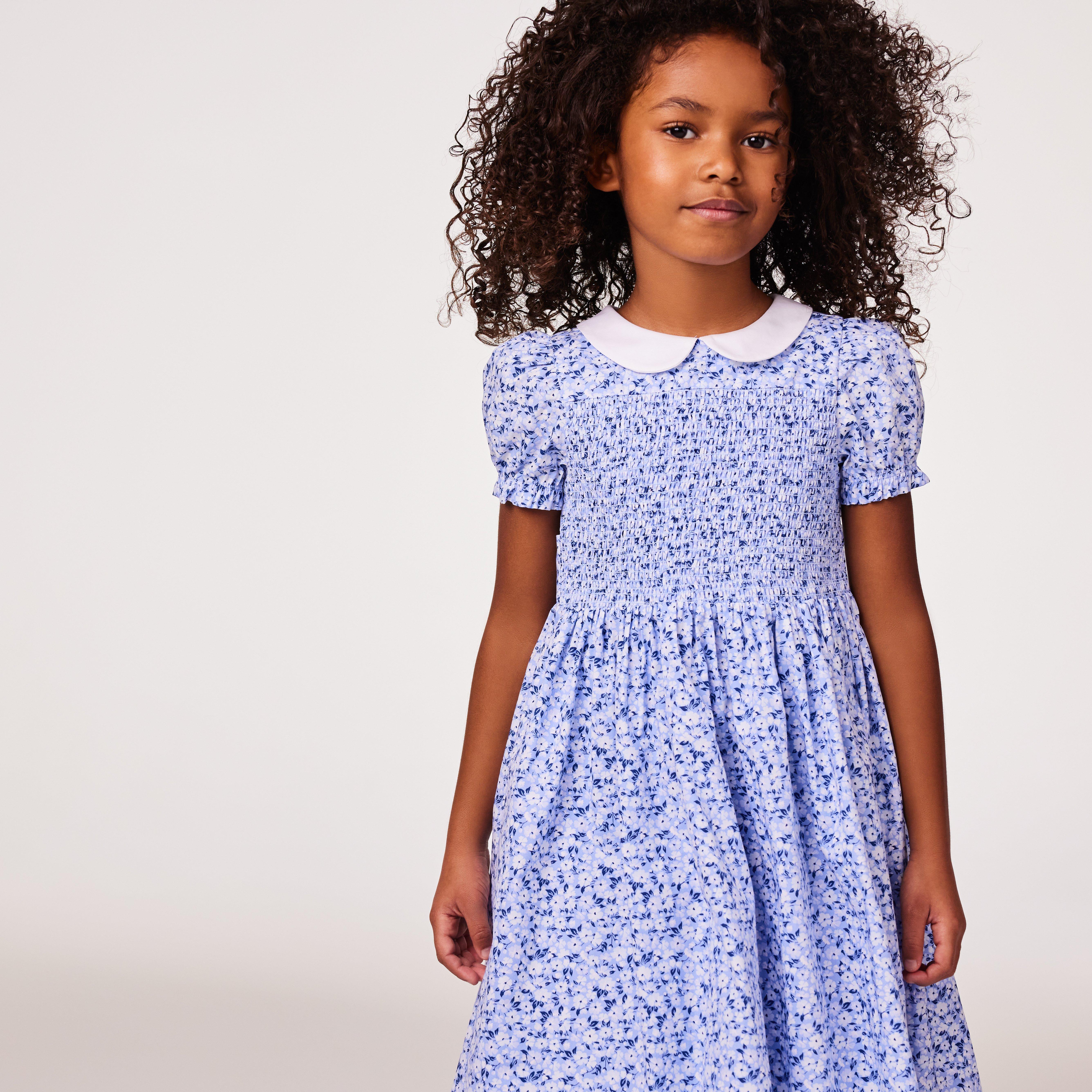 The Charlotte Floral Smocked Dress image number 5