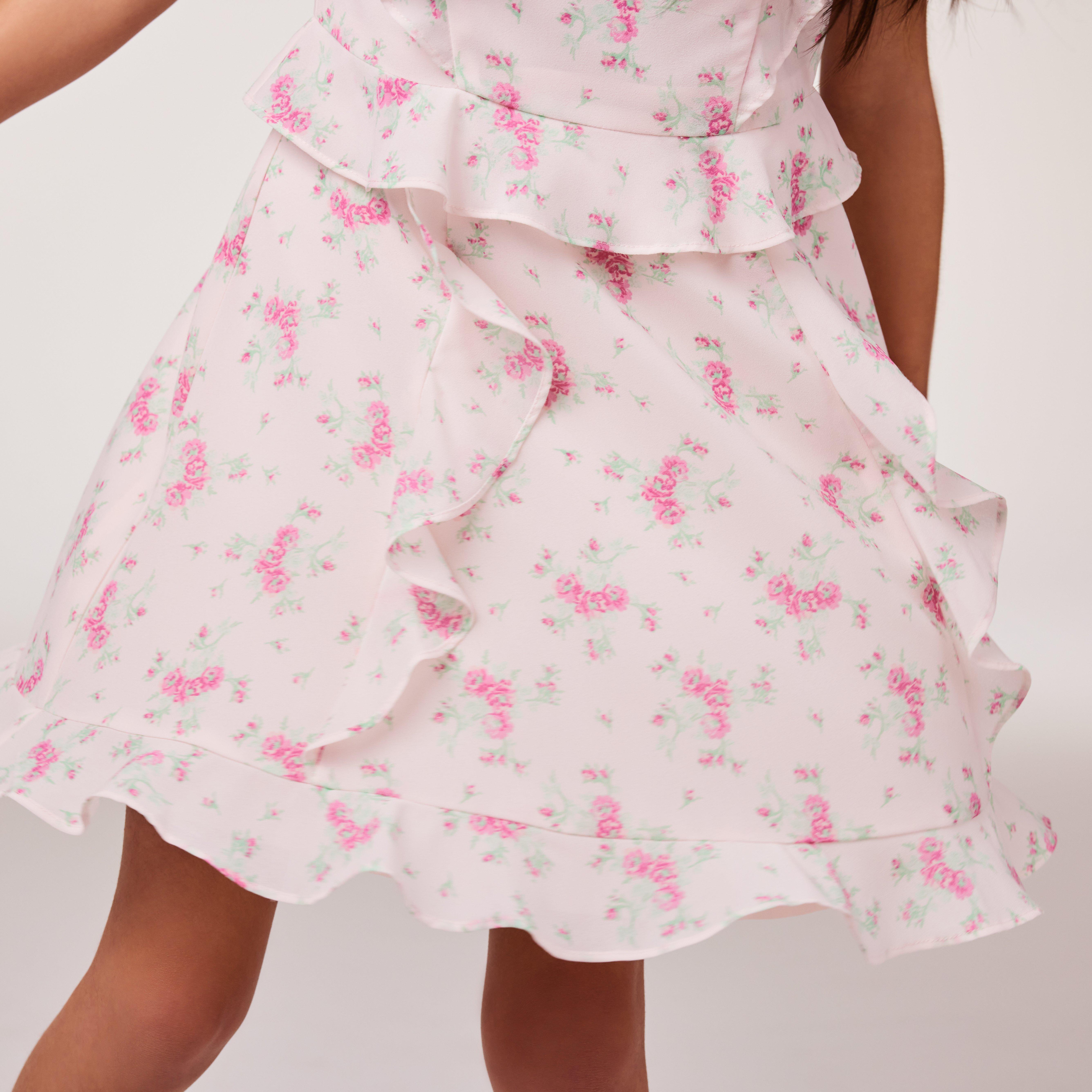 Floral Chiffon Dress image number 6