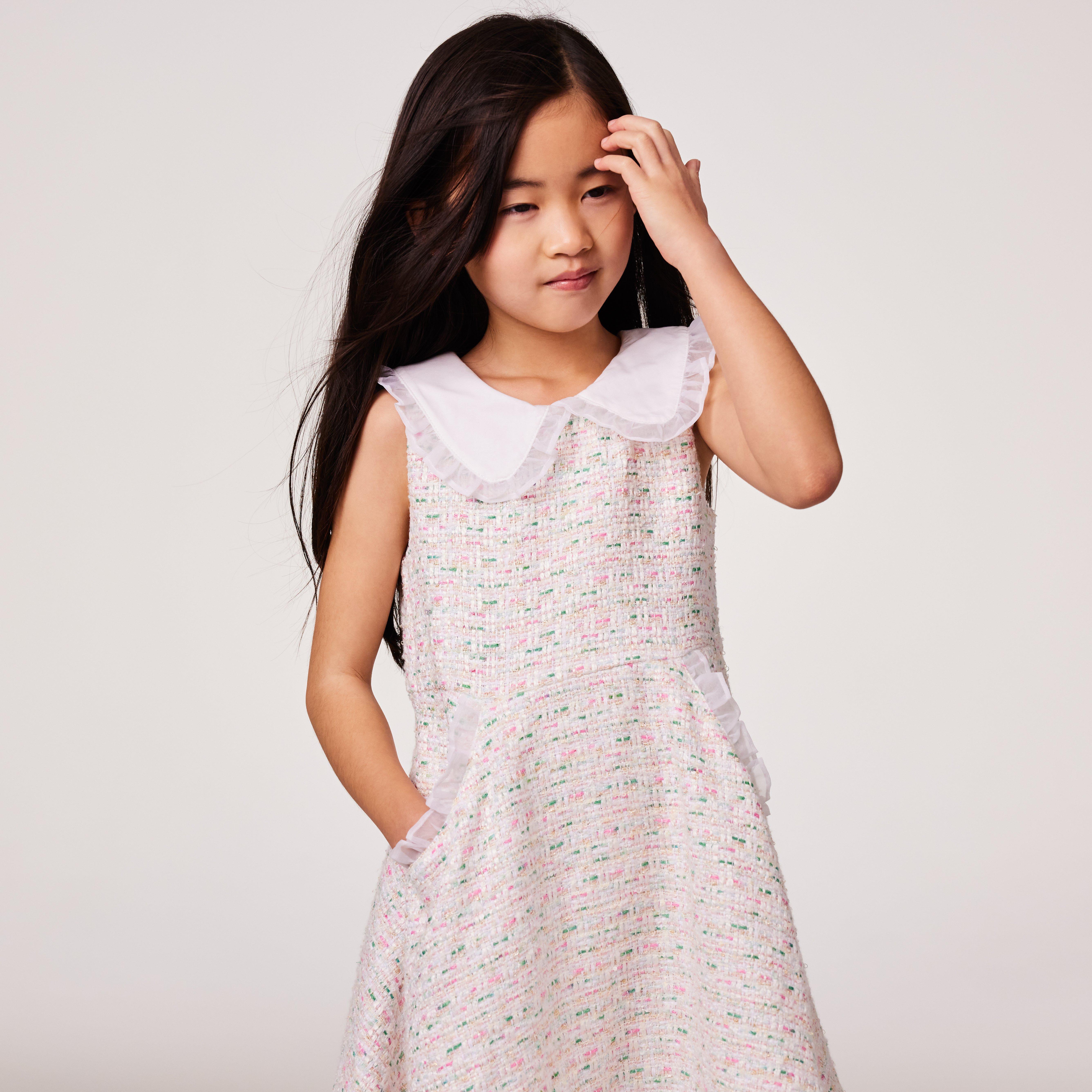 Boucle Collared Dress image number 7