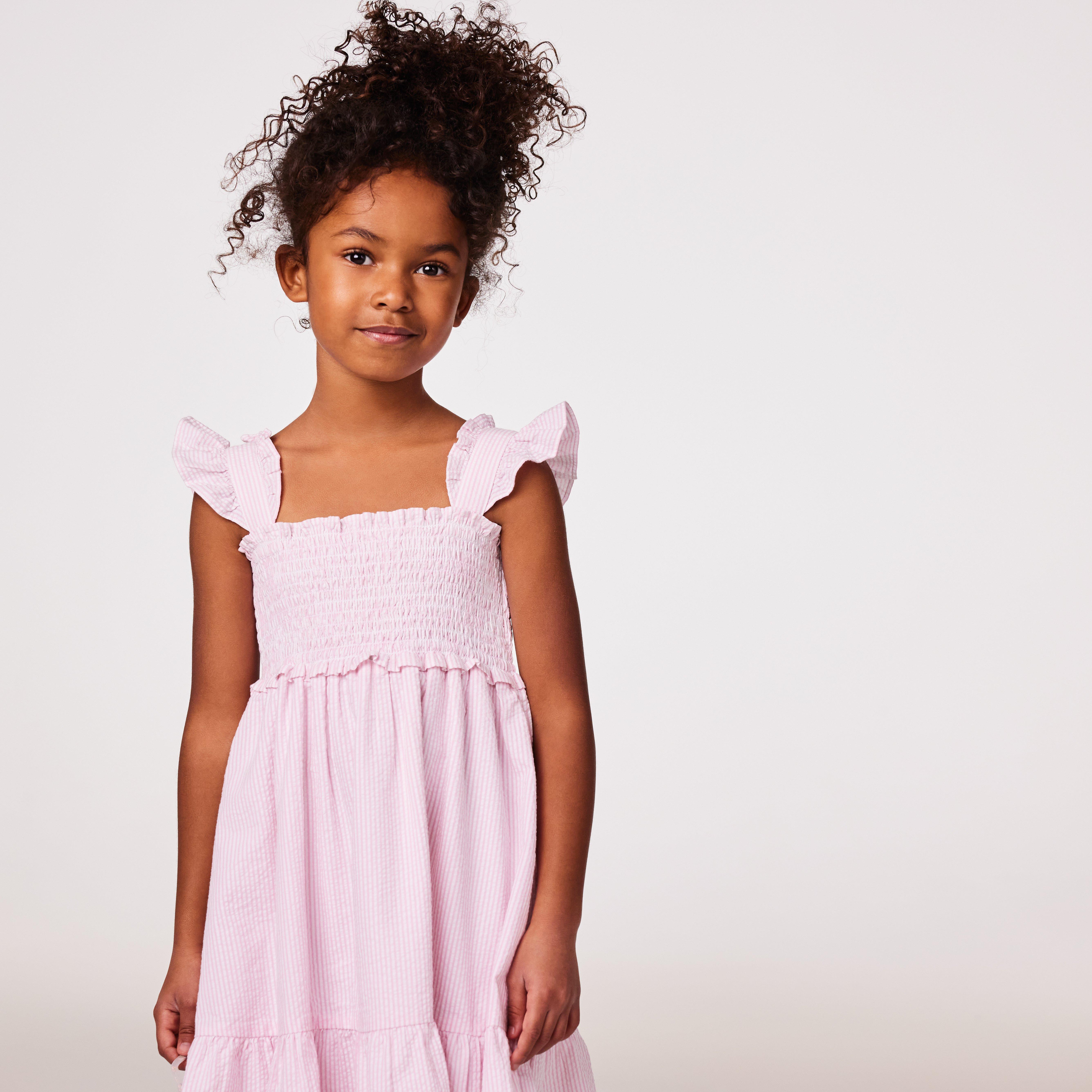 The Emily Seersucker Smocked Sundress image number 5