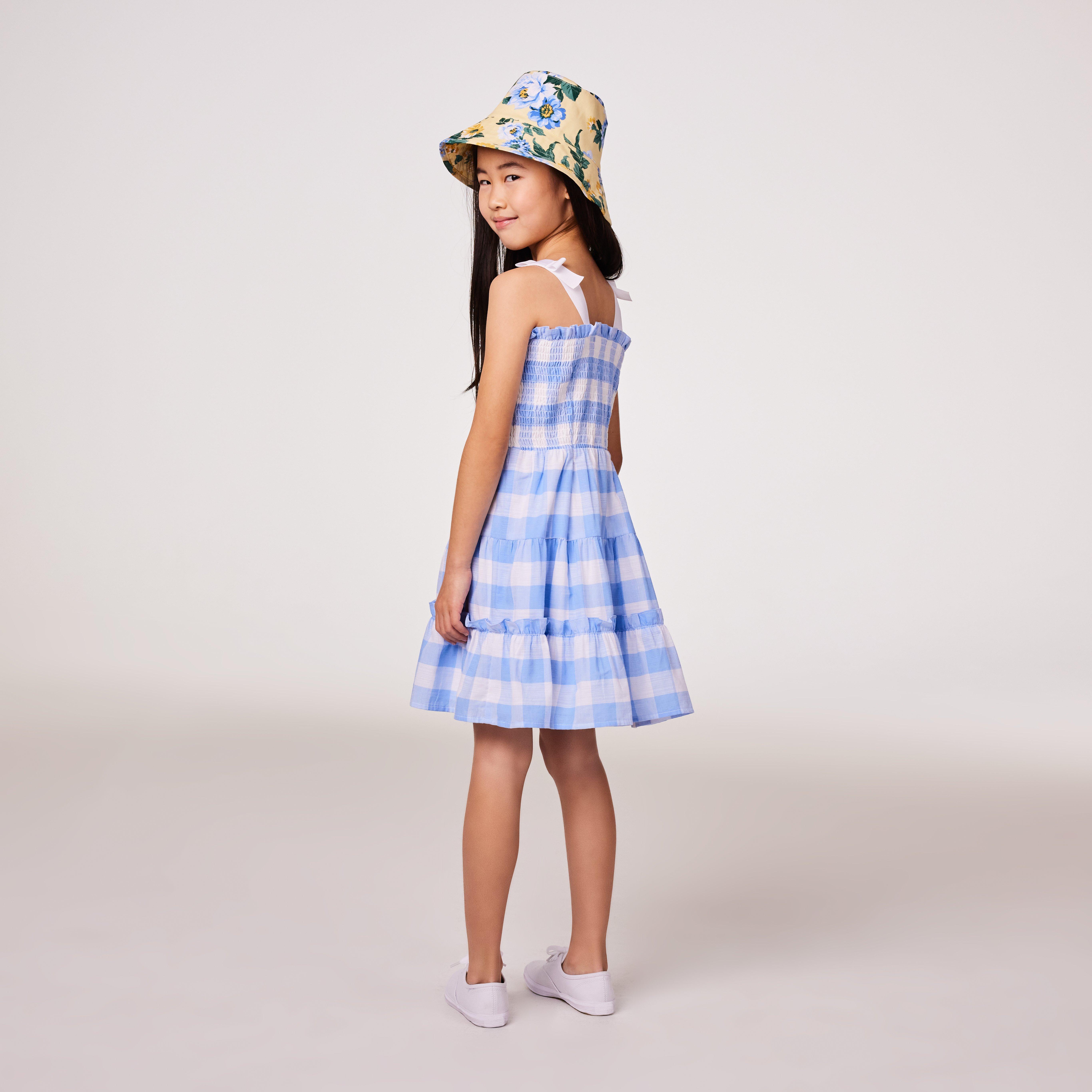 Gingham Smocked Sundress image number 5
