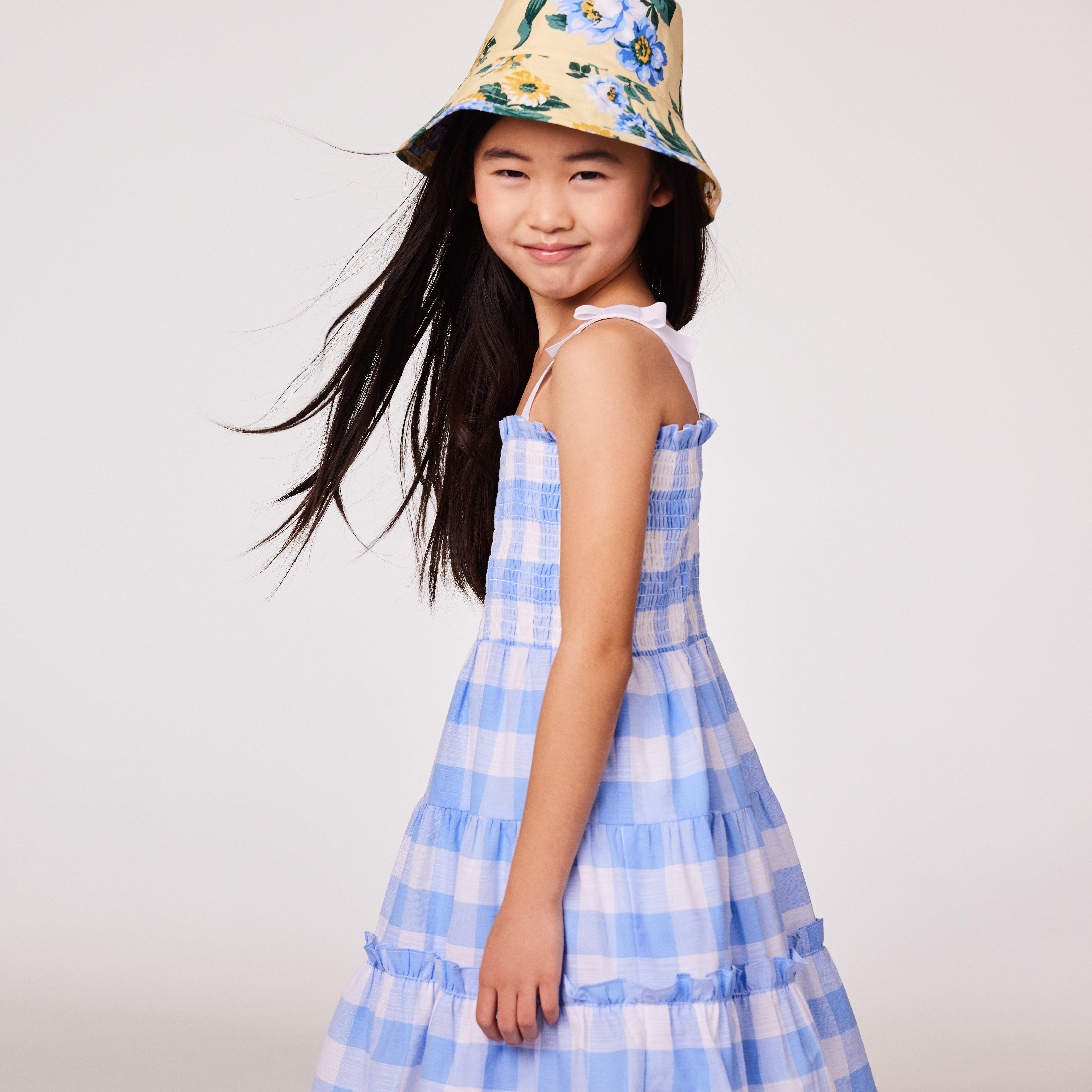 Gingham Smocked Sundress image number 6