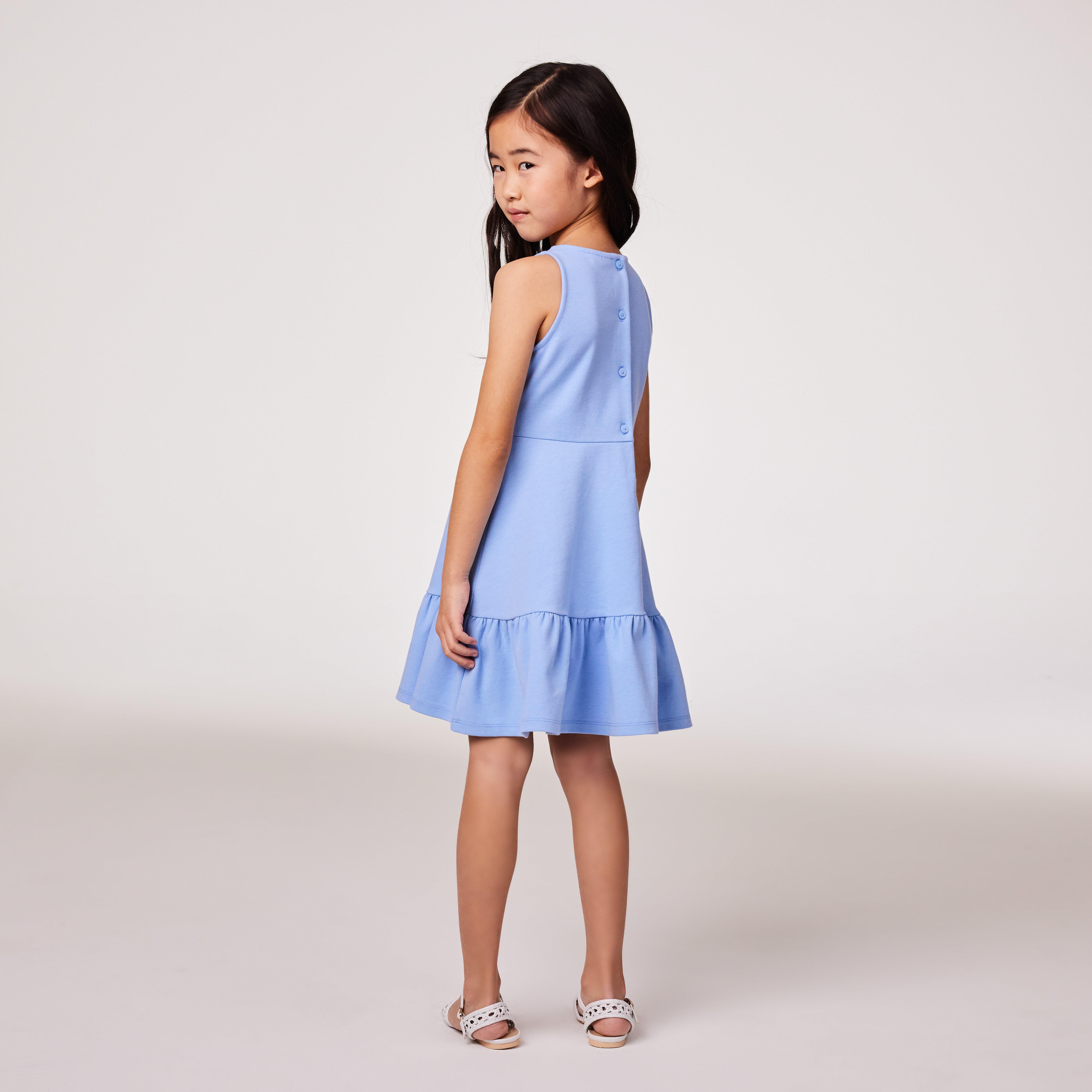 Eyelet Lace Ponte Dress image number 4