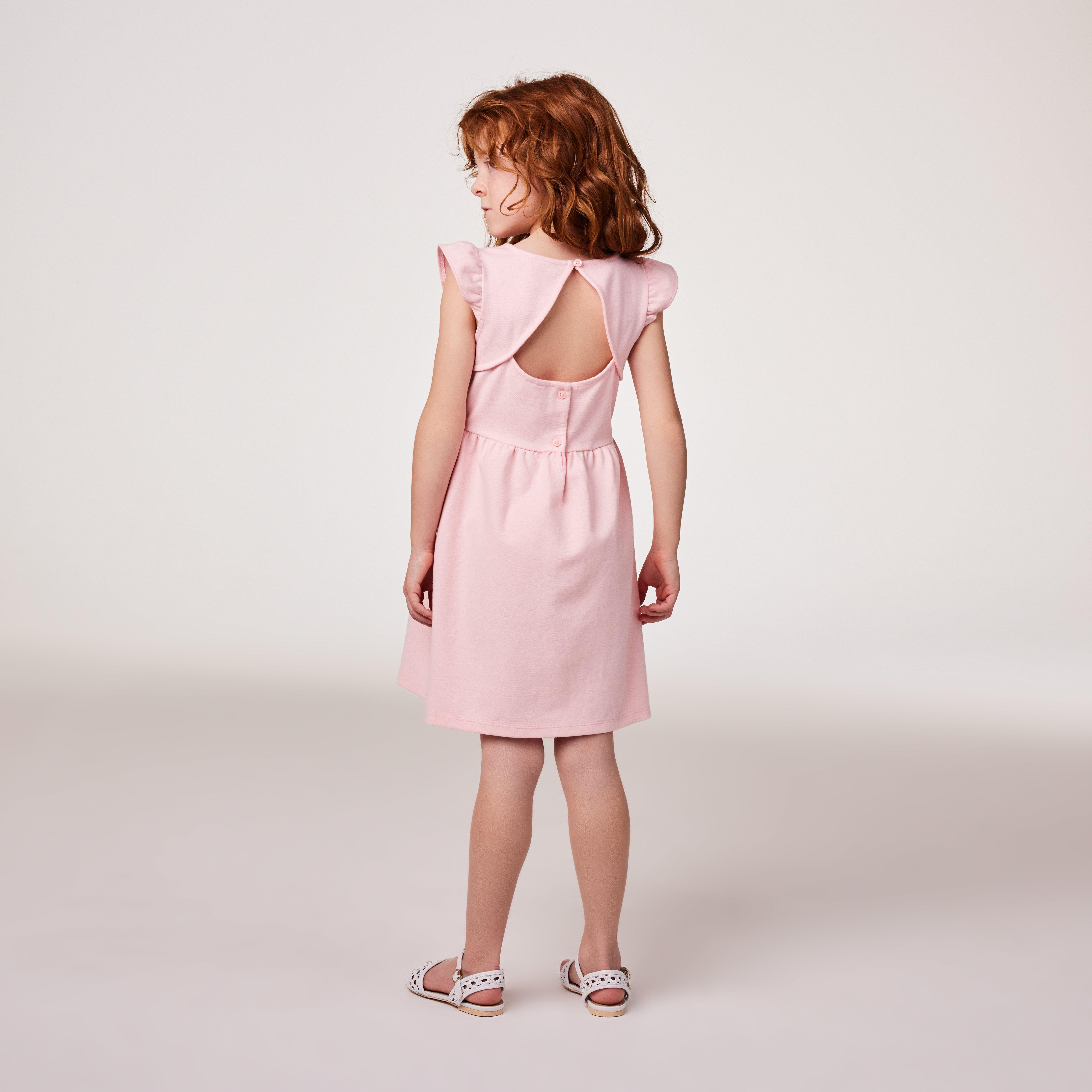 Ruffle Trim Ponte Dress image number 4