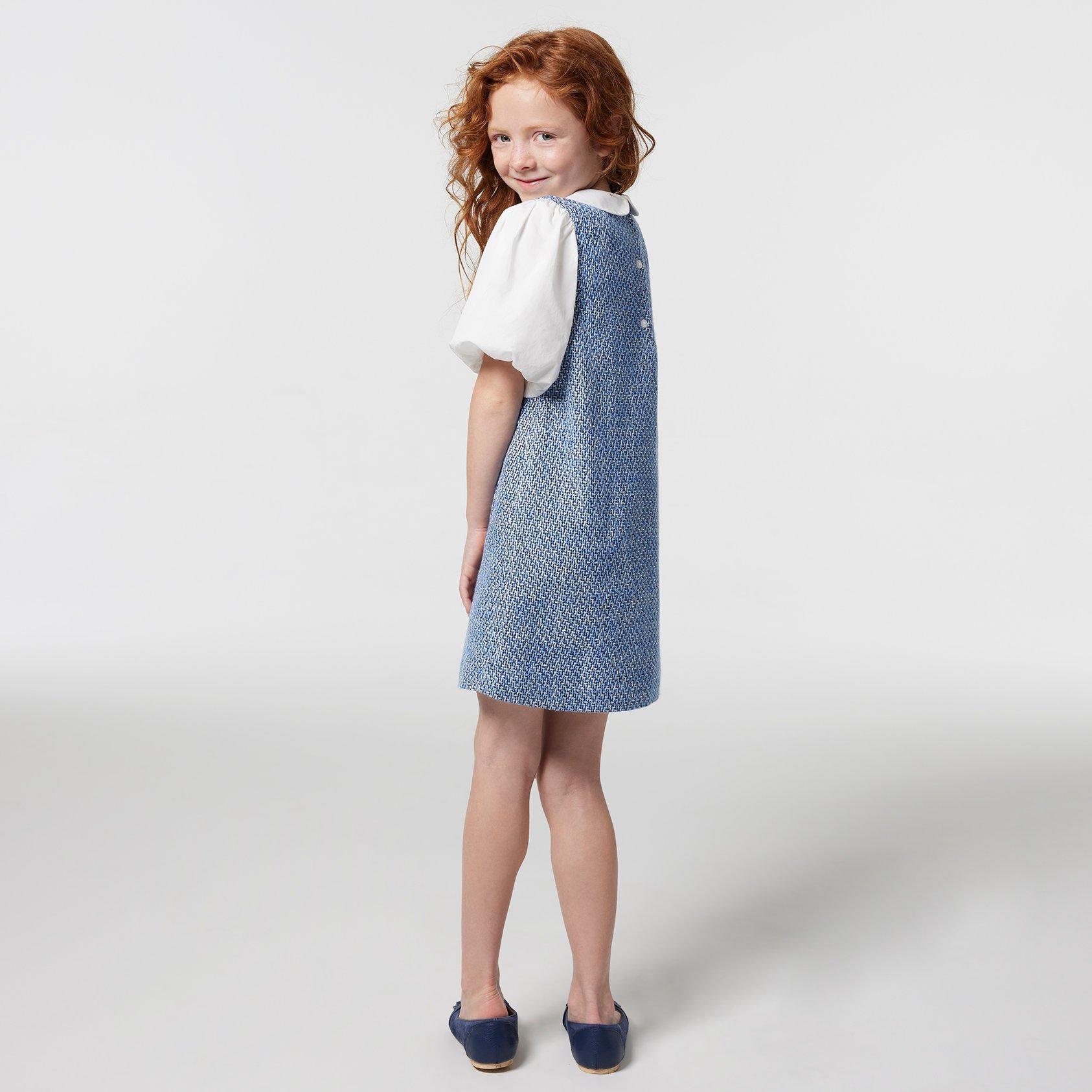 Boucle Bubble Sleeve Dress image number 2