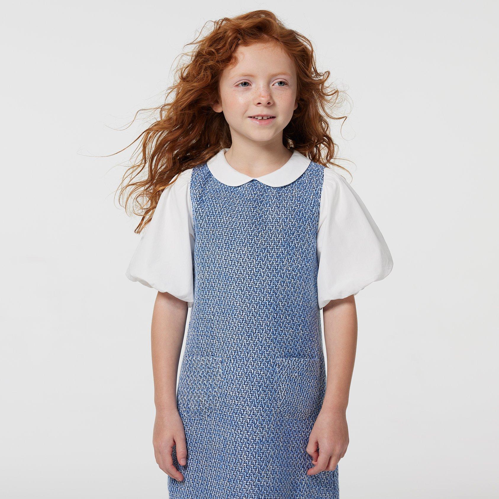 Boucle Bubble Sleeve Dress image number 4
