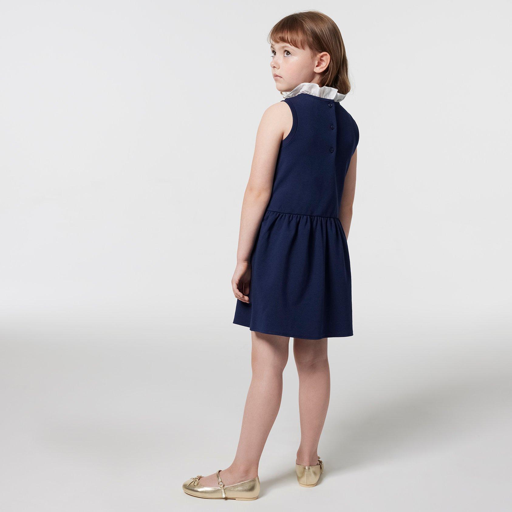 Bow Collar Ponte Dress image number 2