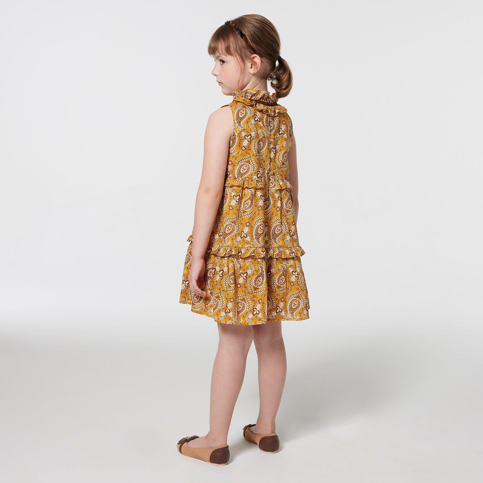 Paisley Ruffle Tiered Dress image number 2