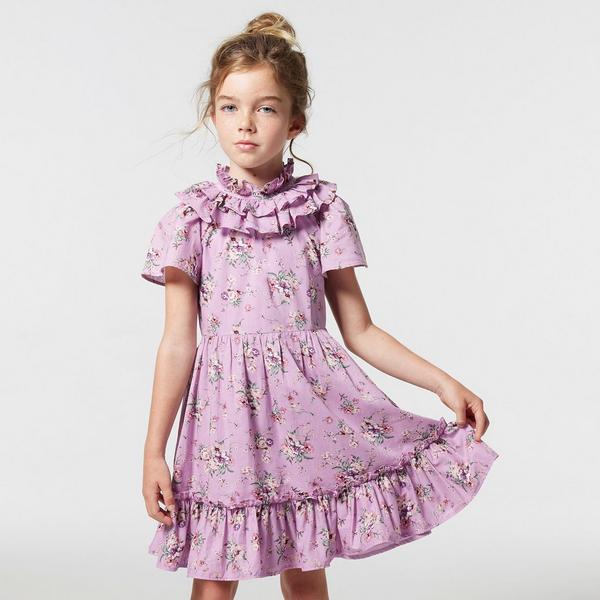 Janie and Jack Floral Ruffle Dress