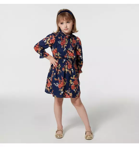 The Cleo Floral Smocked Dress