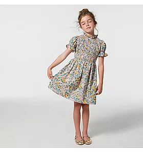 The Hannah Floral Smocked Dress