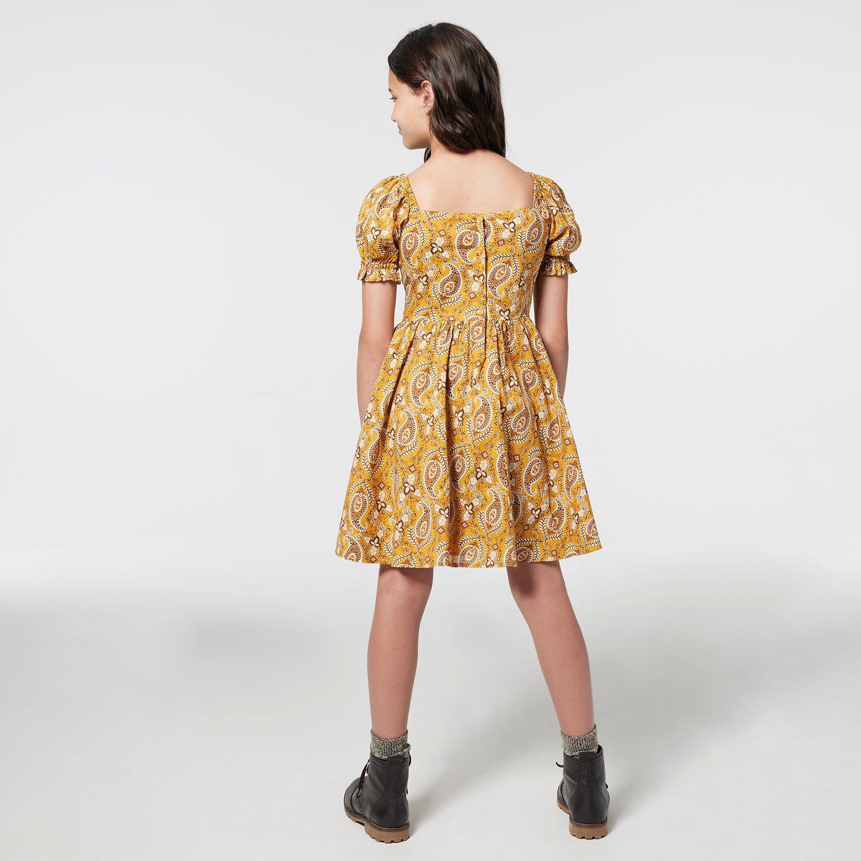 Paisley Puff Sleeve Dress image number 2
