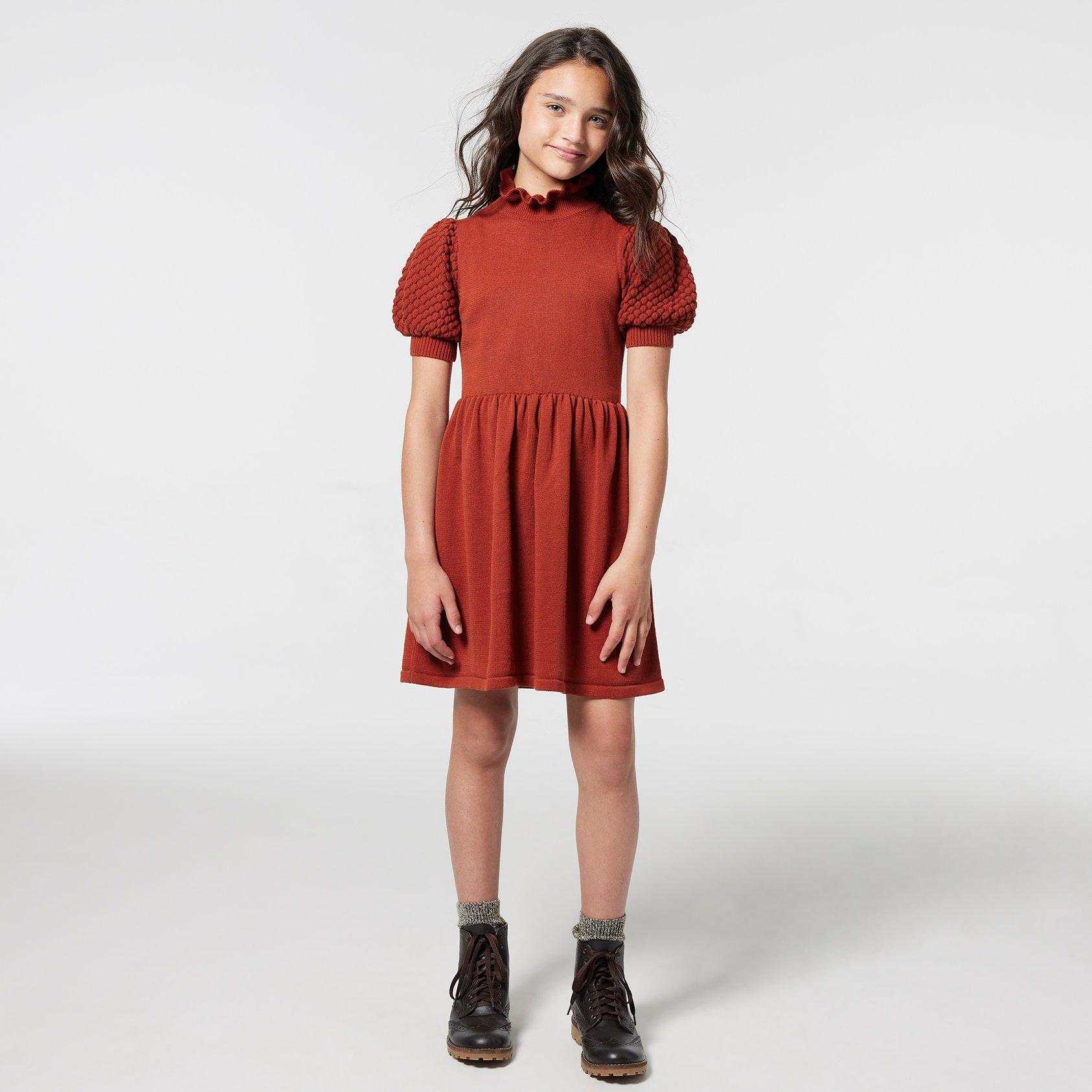 Puff Sleeve Sweater Dress image number 0