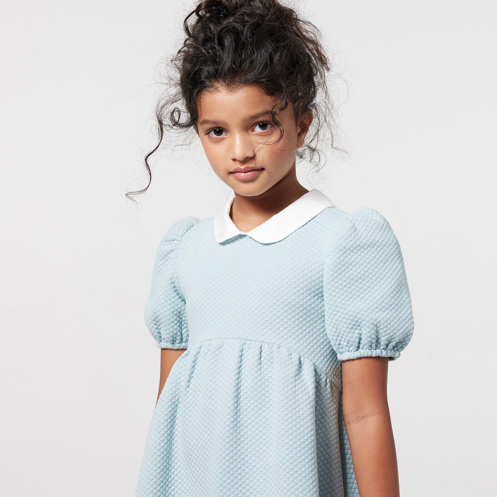 Quilted Puff Sleeve Dress image number 4