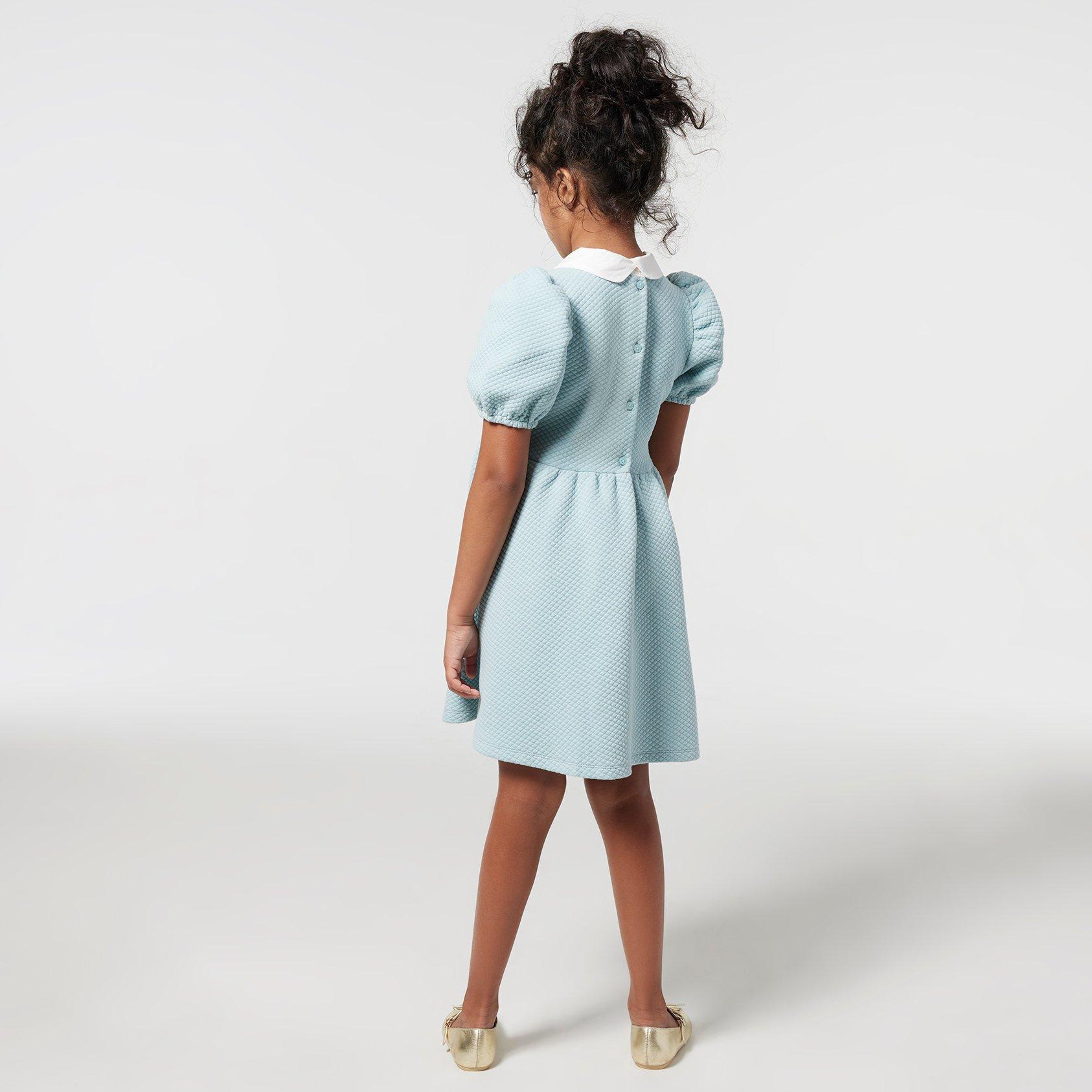 Quilted Puff Sleeve Dress image number 2