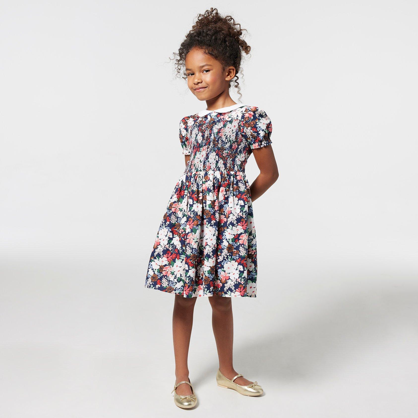 The Charlotte Floral Smocked Dress image number 0