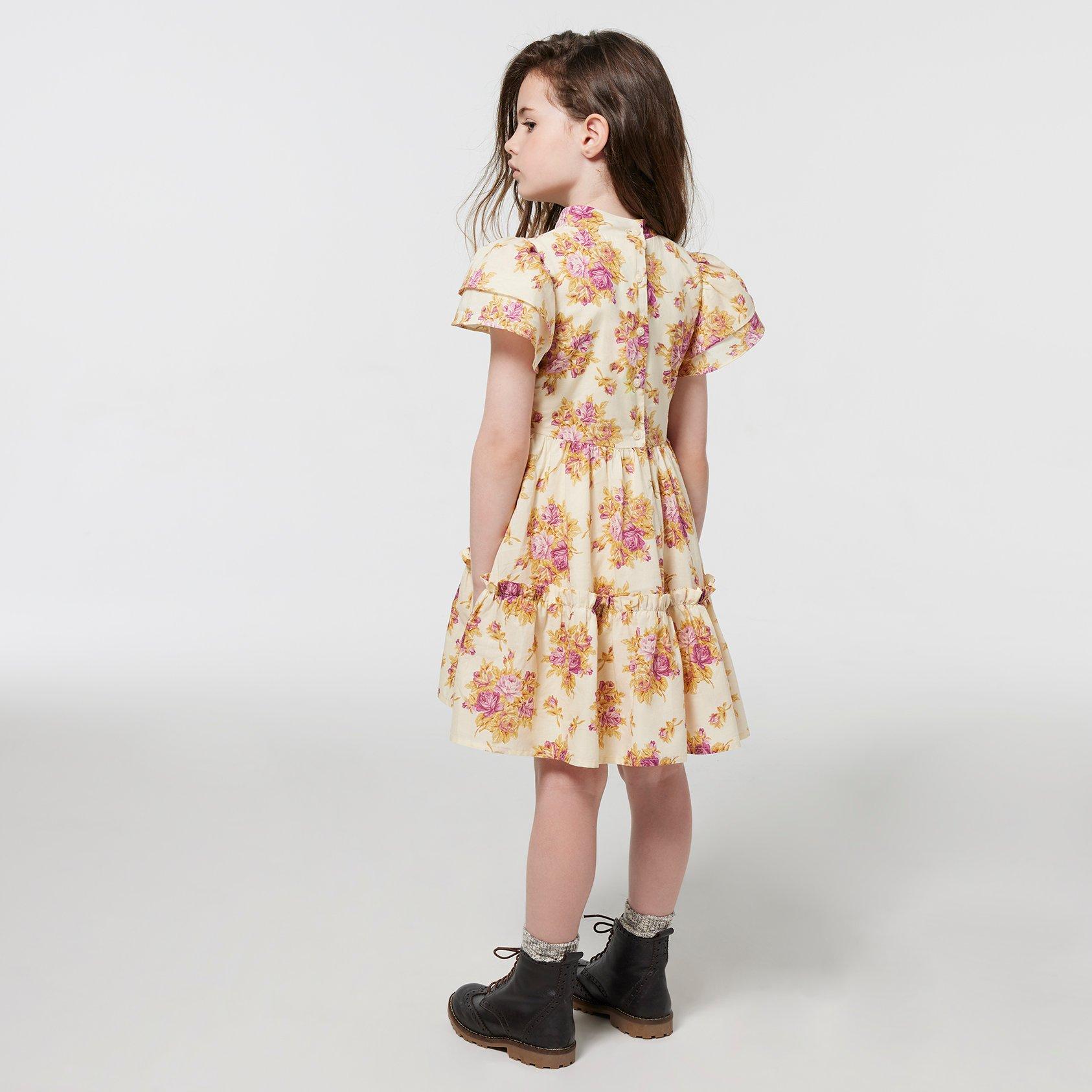 Floral Ruffle Sleeve Dress image number 2
